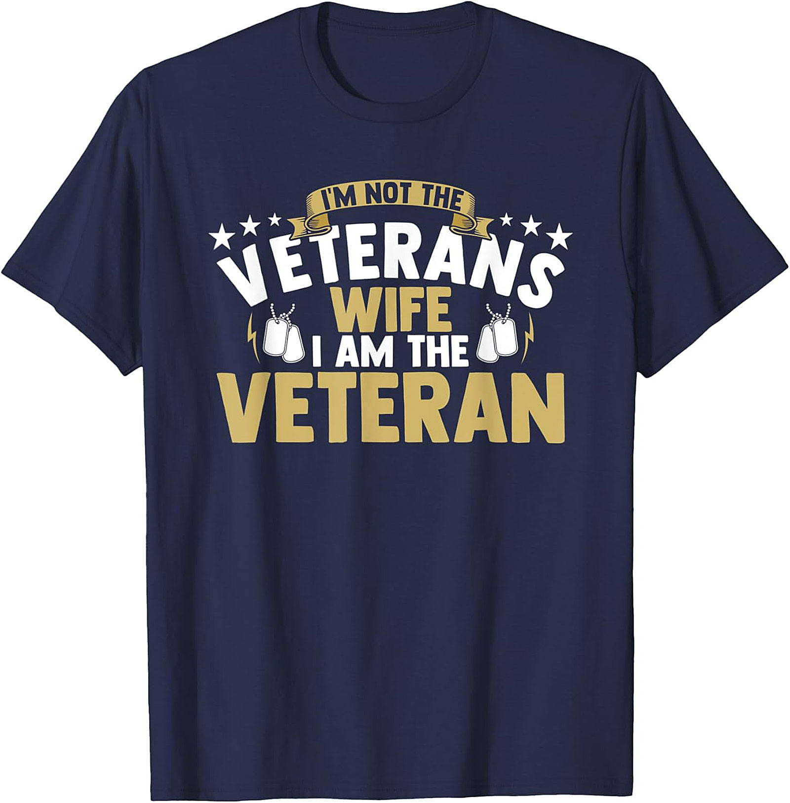 I Am The Veteran T-Shirt | Proud Female Veteran Graphic Tee