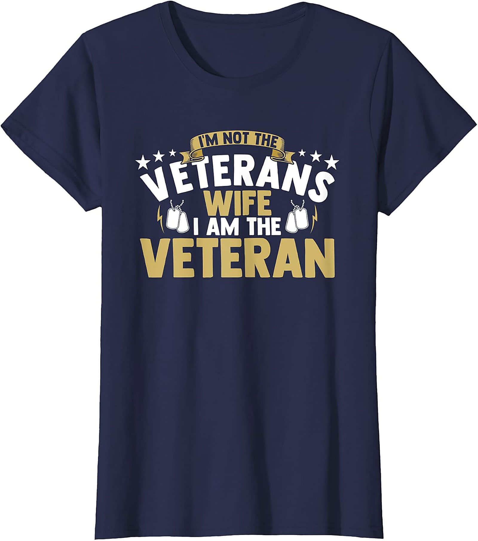 I Am The Veteran T-Shirt | Proud Female Veteran Graphic Tee