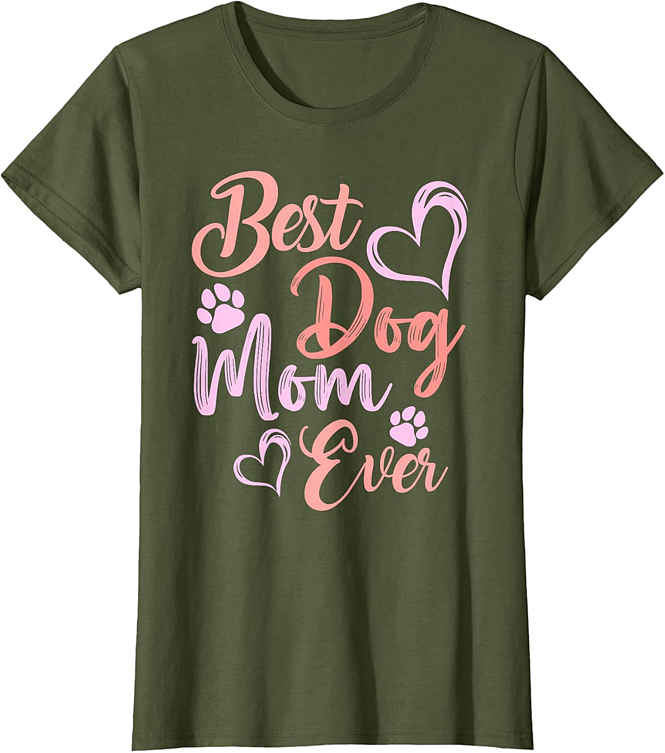 Best Dog Mom Ever T-shirt Cute Pet Lover Graphic Tee