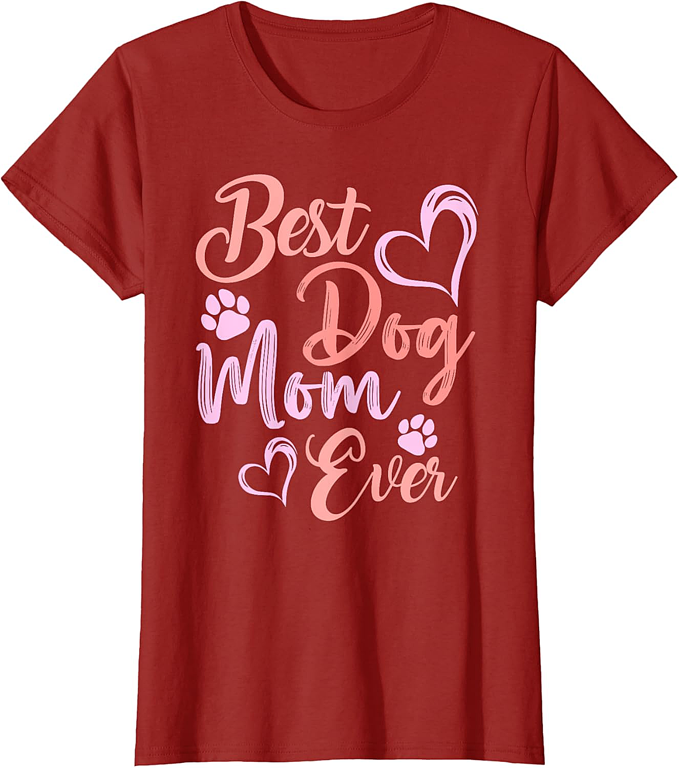 Best Dog Mom Ever T-shirt Cute Pet Lover Graphic Tee