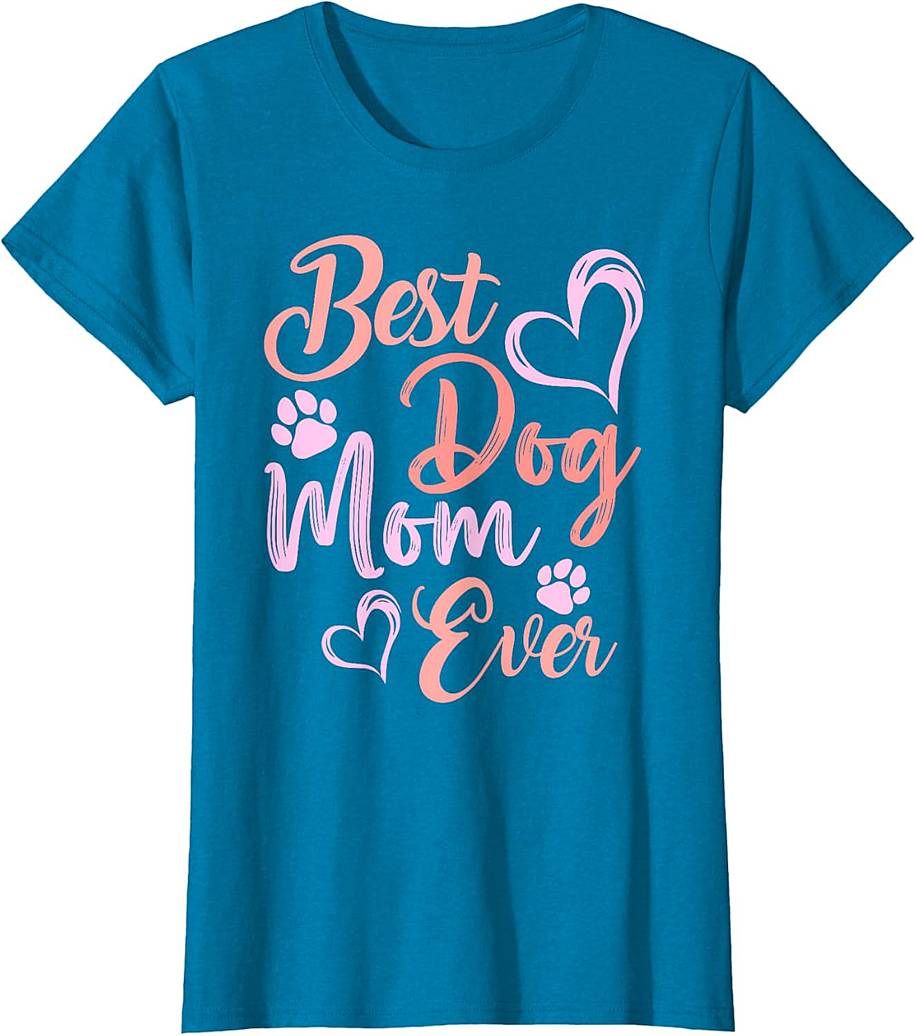 Best Dog Mom Ever T-shirt Cute Pet Lover Graphic Tee