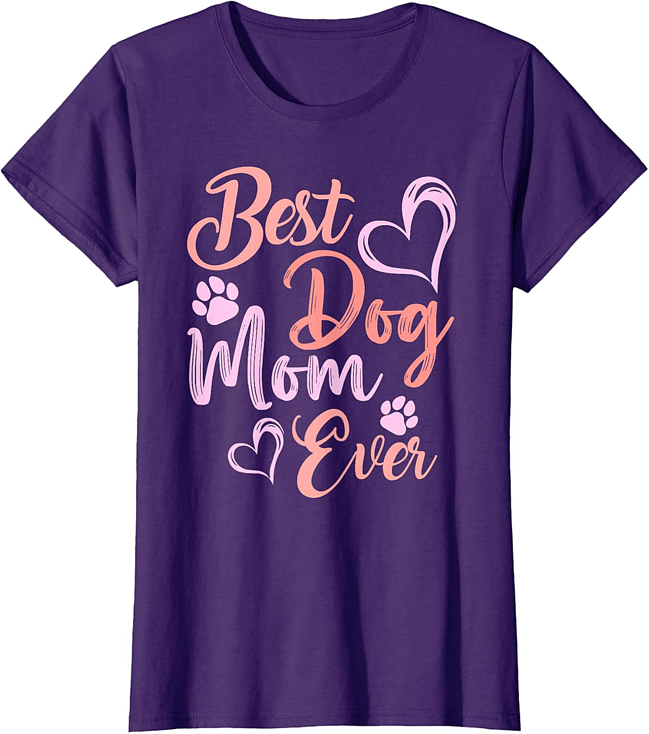 Best Dog Mom Ever T-shirt Cute Pet Lover Graphic Tee
