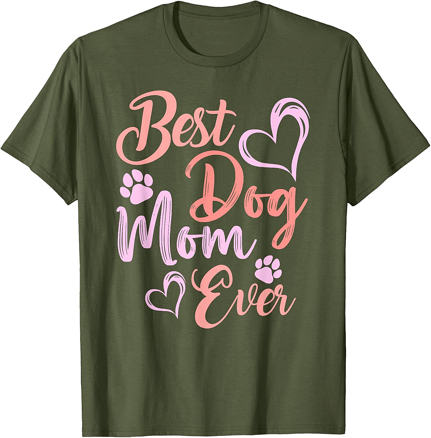 Best Dog Mom Ever T-shirt Cute Pet Lover Graphic Tee