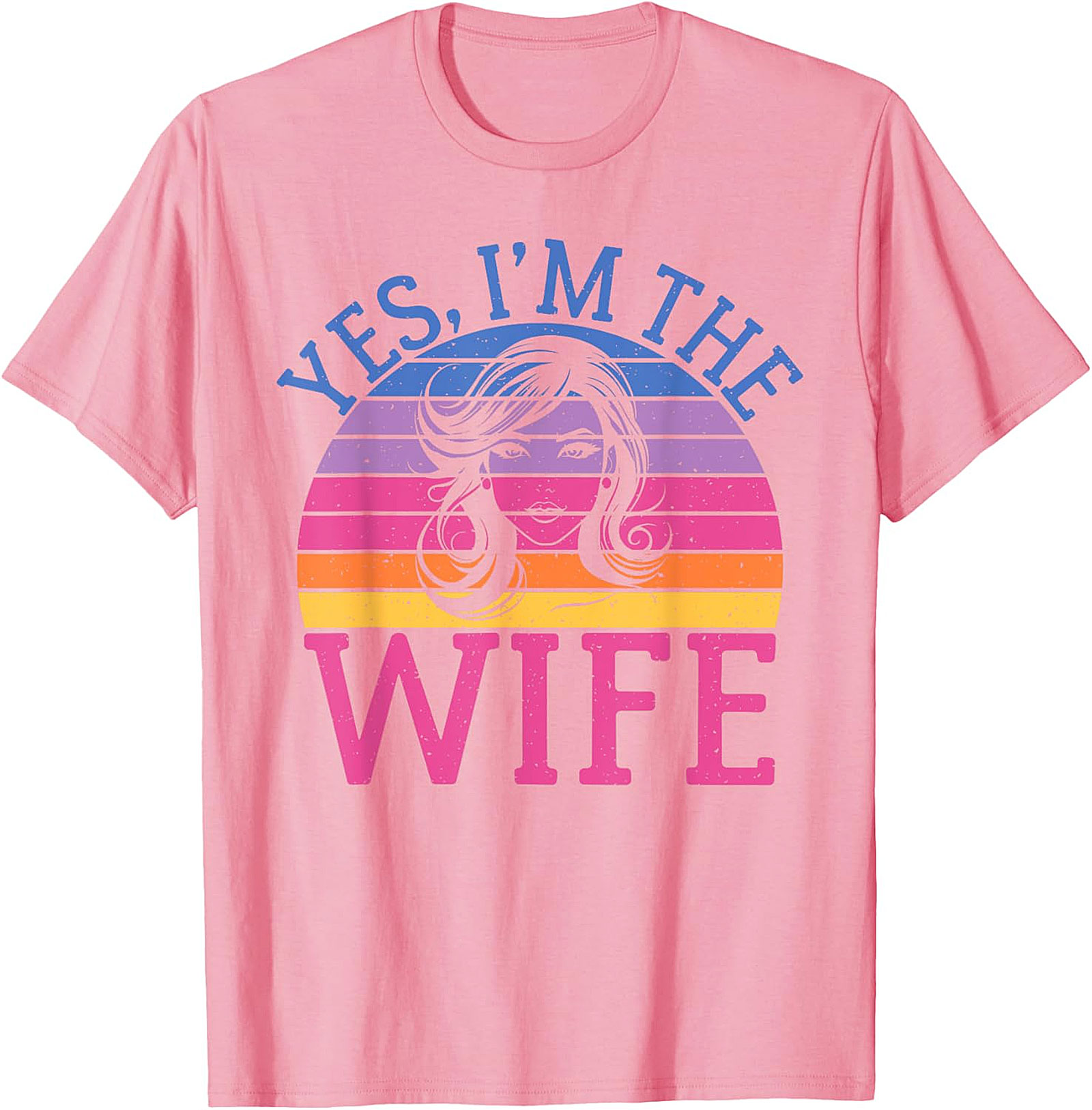 Yes I’m The Wife T-shirt | Retro Graphic Tee for Women