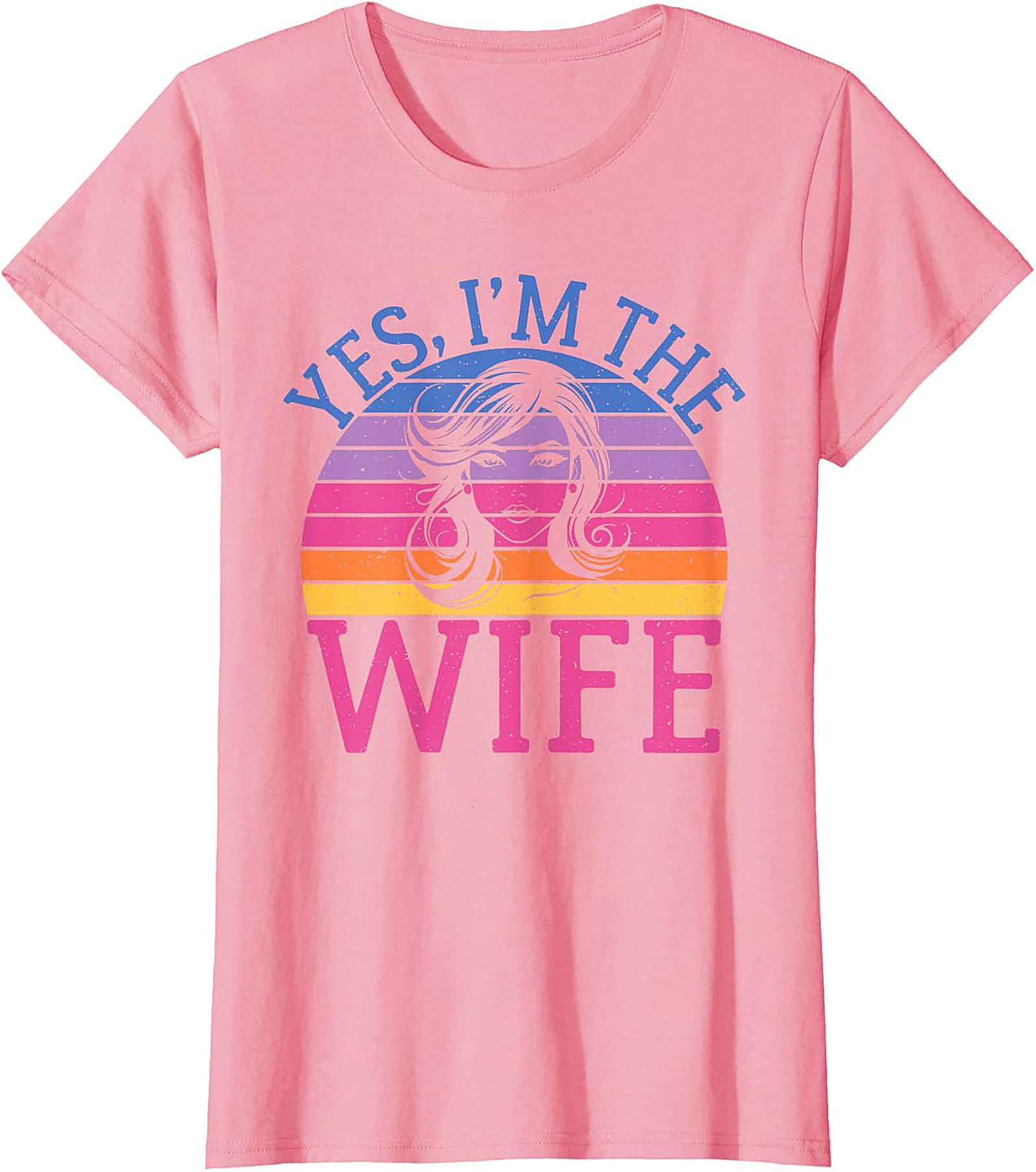 Yes I’m The Wife T-shirt | Retro Graphic Tee for Women