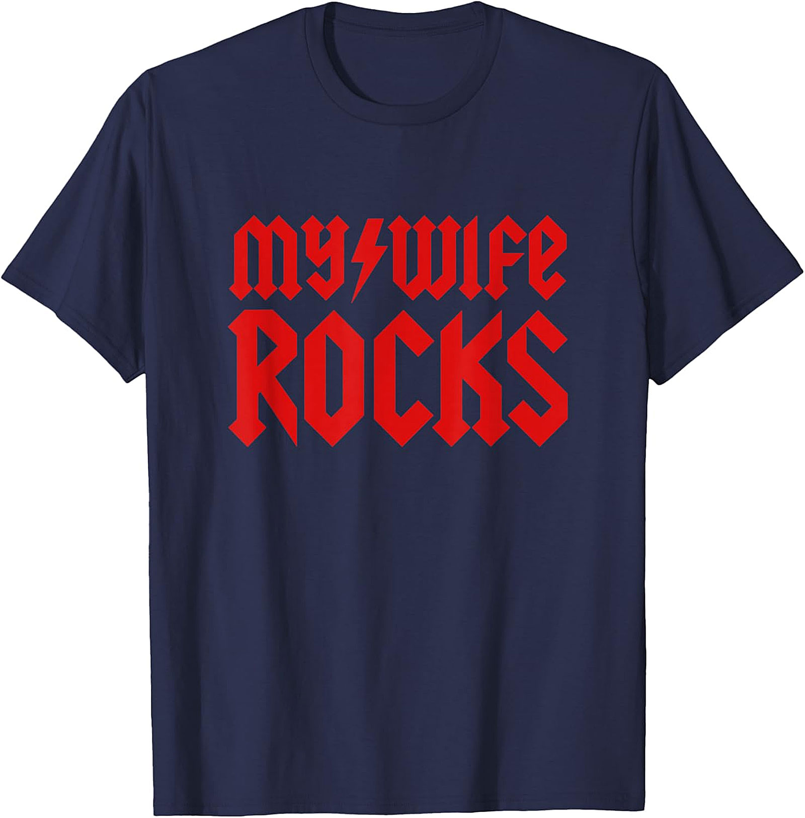 My Wife Rocks T-shirt | Funny Rock Band Style Husband Tee