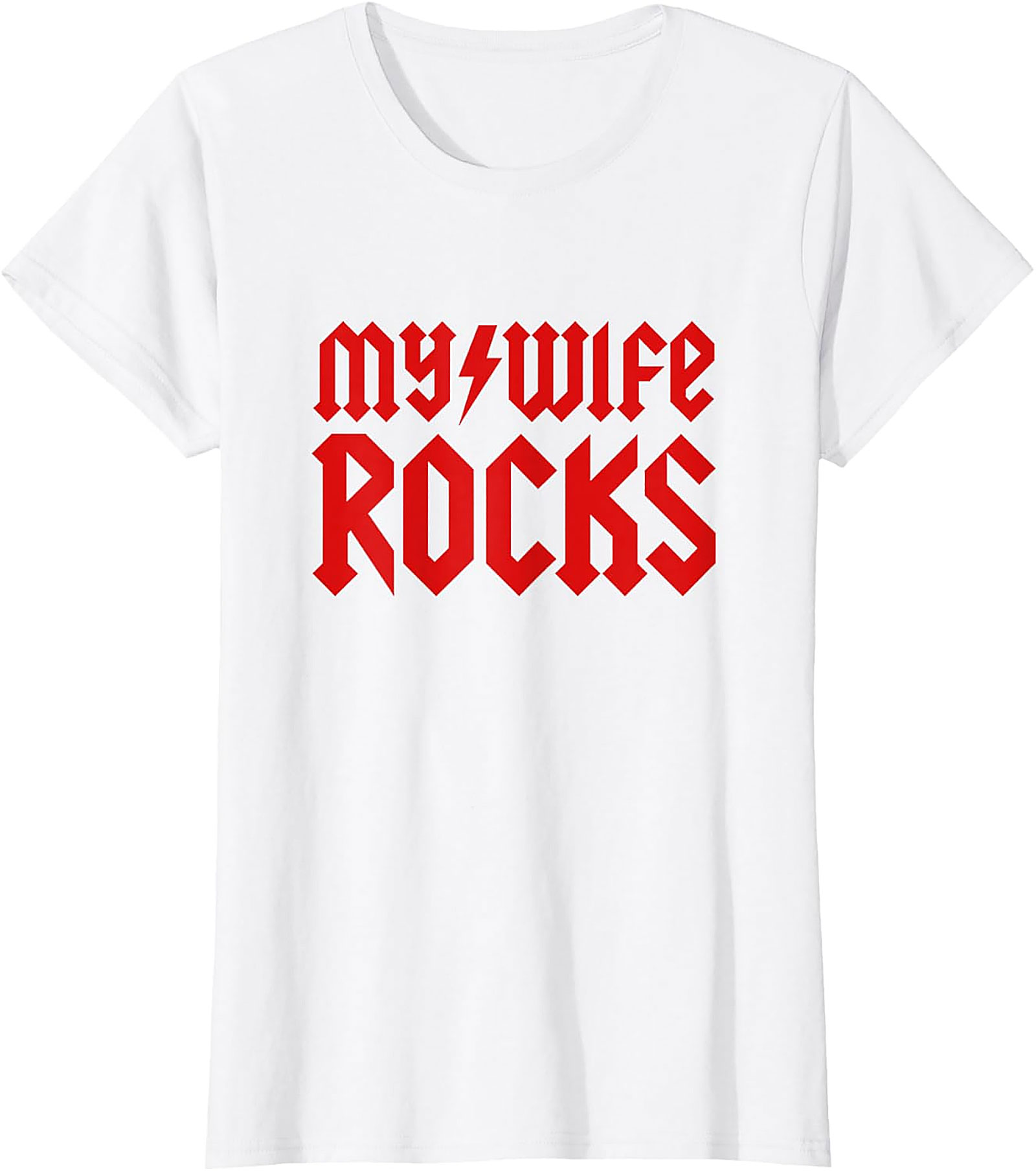 My Wife Rocks T-shirt | Funny Rock Band Style Husband Tee