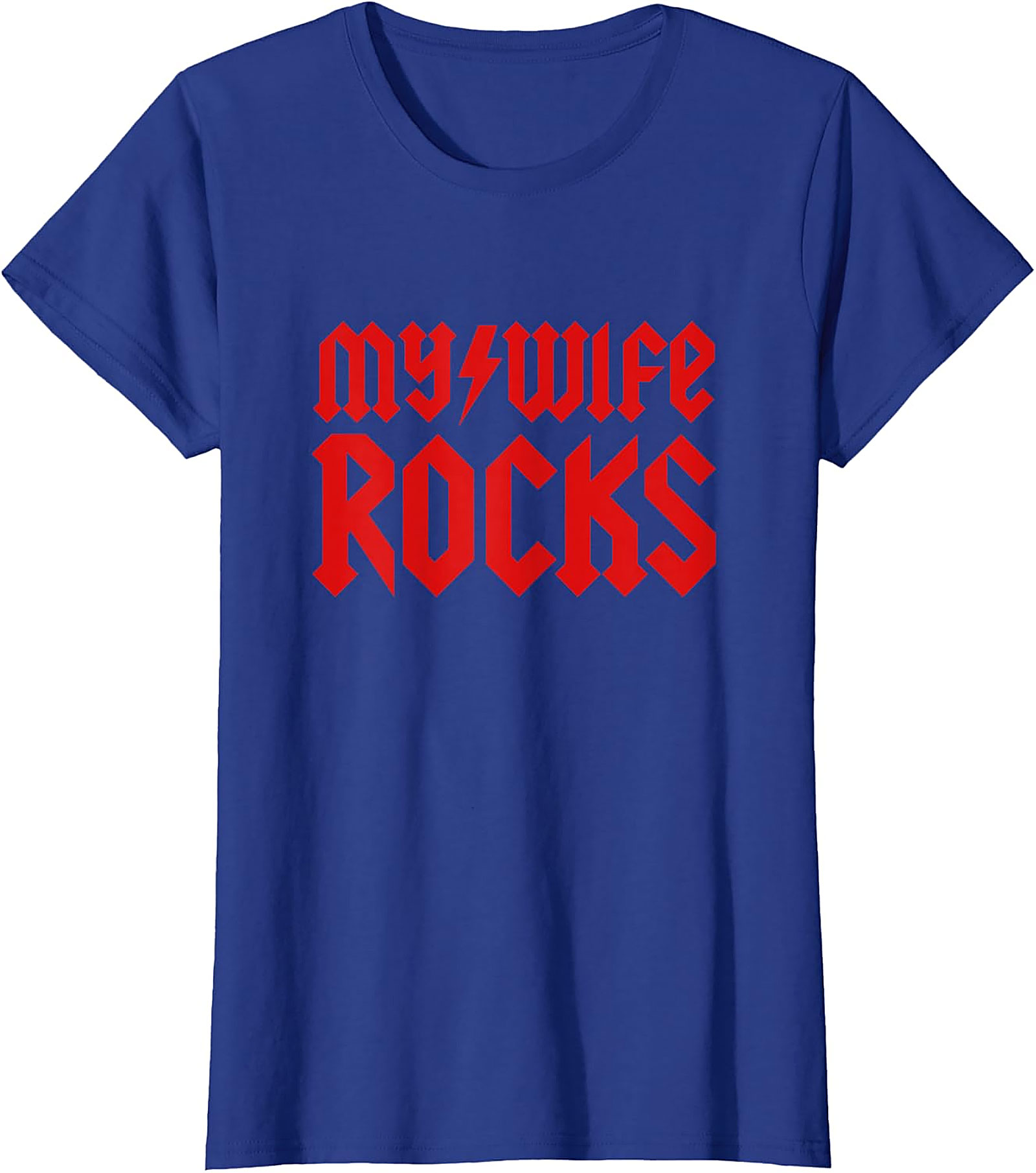 My Wife Rocks T-shirt | Funny Rock Band Style Husband Tee