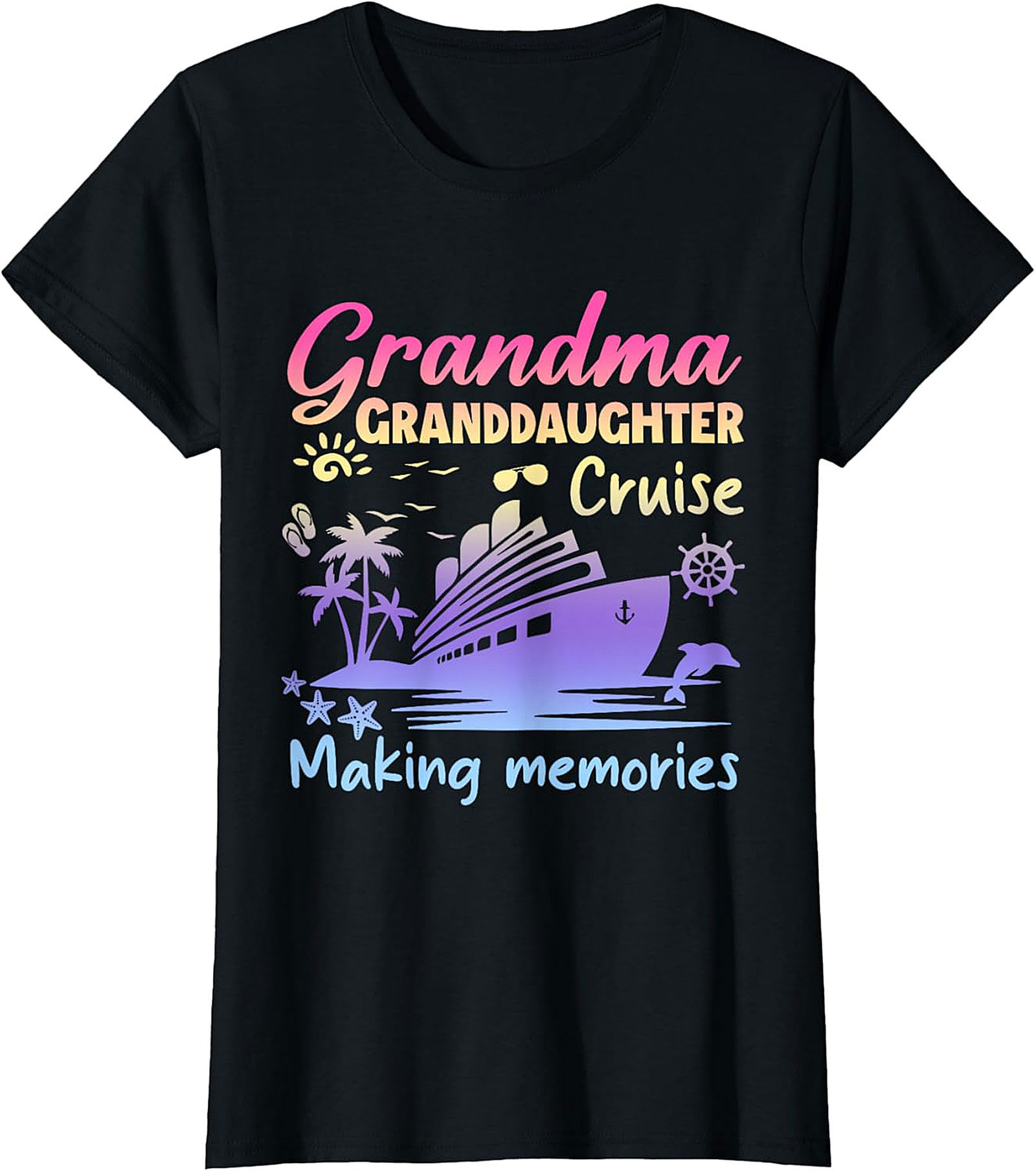 Grandma Granddaughter Cruise T-shirt - Making Memories Tee