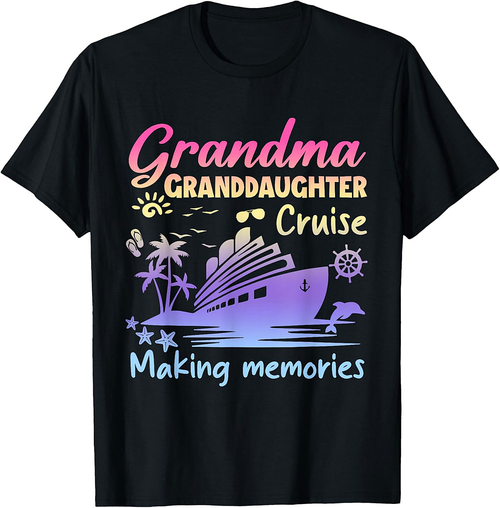 Grandma Granddaughter Cruise T-shirt - Making Memories Tee