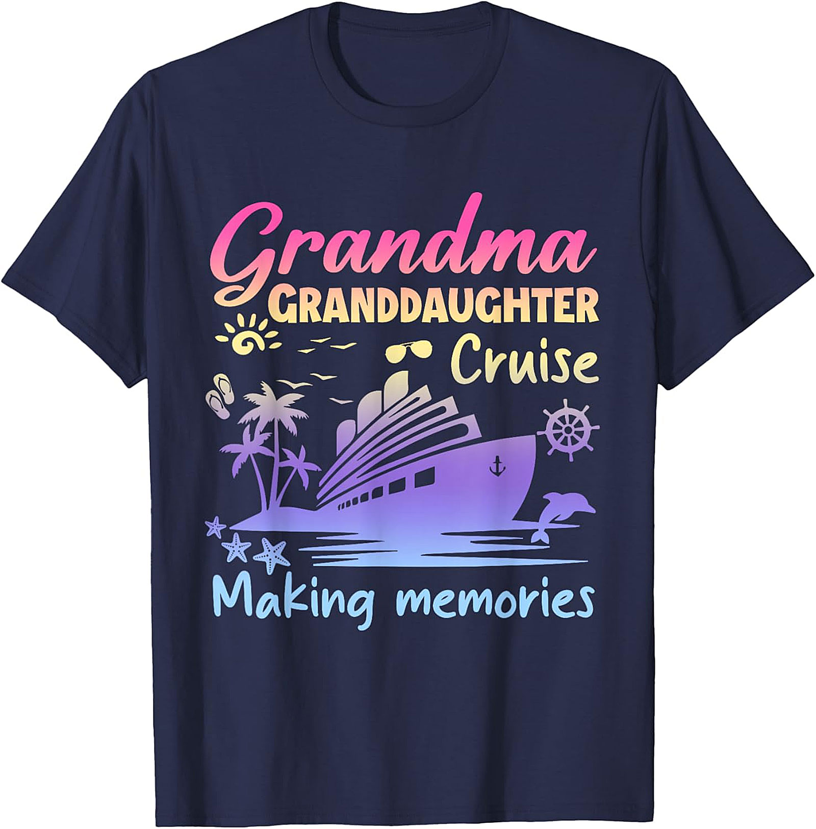 Grandma Granddaughter Cruise T-shirt - Making Memories Tee