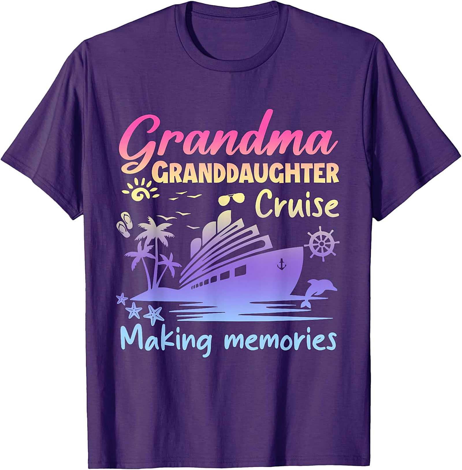 Grandma Granddaughter Cruise T-shirt - Making Memories Tee