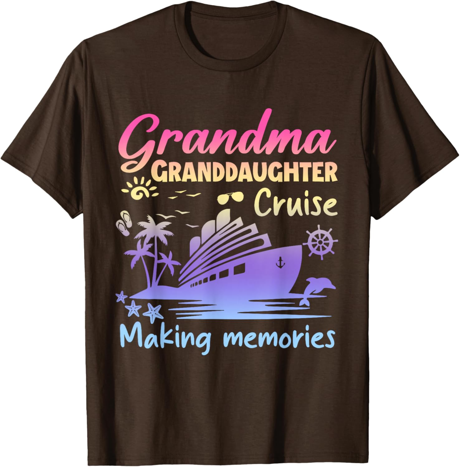 Grandma Granddaughter Cruise T-shirt - Making Memories Tee