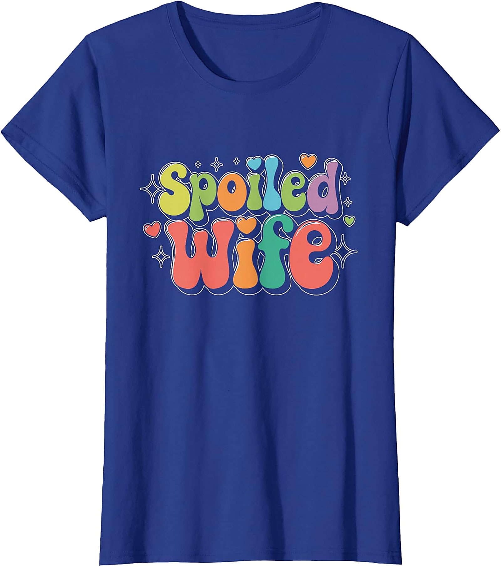 Retro Spoiled Wife T-Shirt | Funny Graphic Tee for Her
