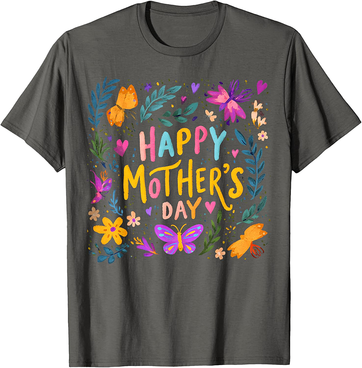  Floral Happy Mother's Day T-shirt Vibrant Gift for Mom