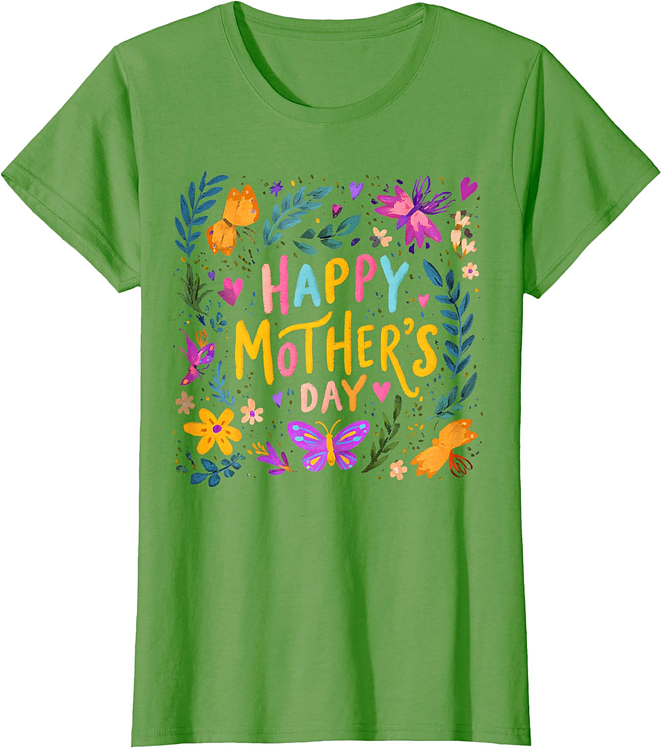  Floral Happy Mother's Day T-shirt Vibrant Gift for Mom