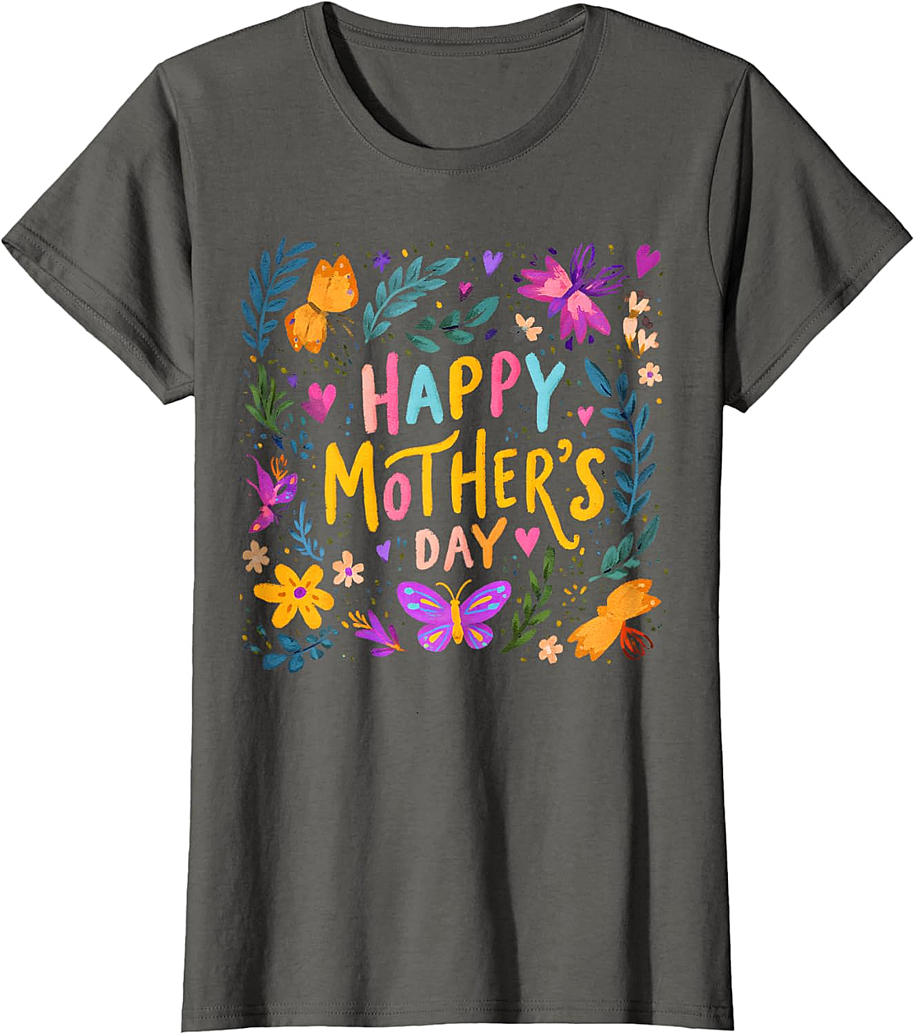  Floral Happy Mother's Day T-shirt Vibrant Gift for Mom