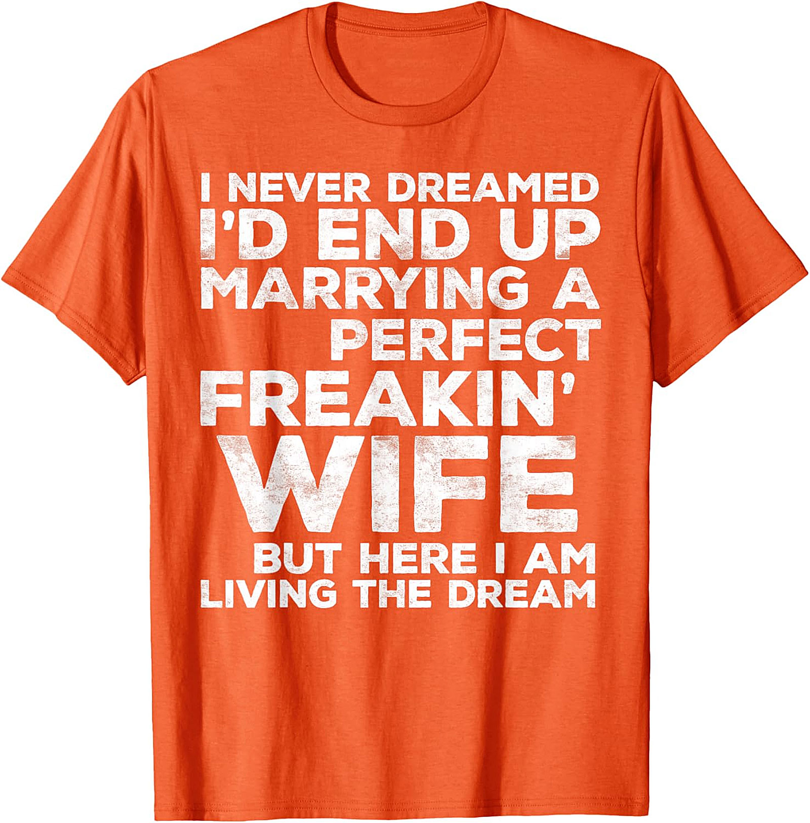 Perfect Wife Living The Dream Funny Husband T-Shirt