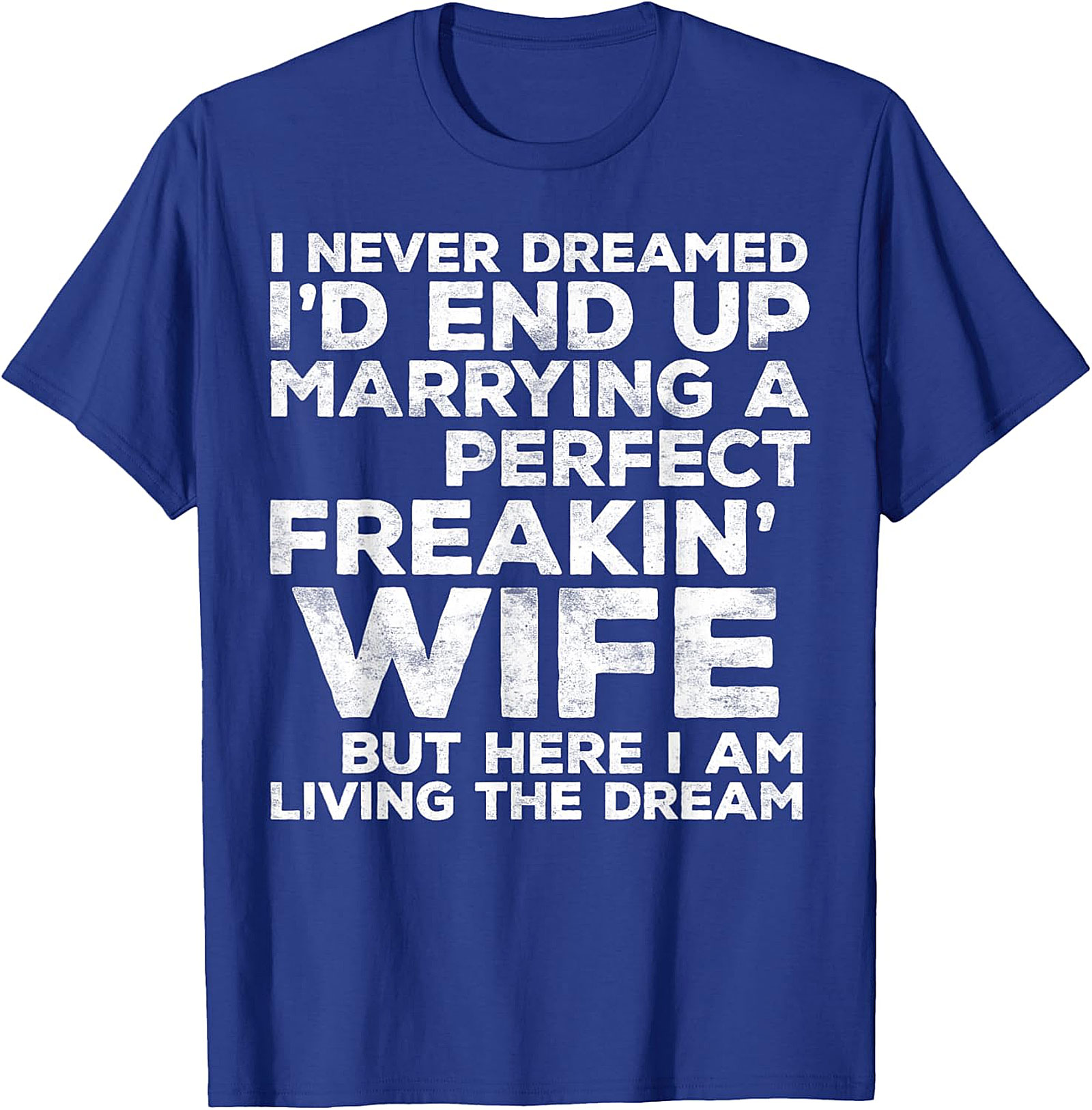 Perfect Wife Living The Dream Funny Husband T-Shirt