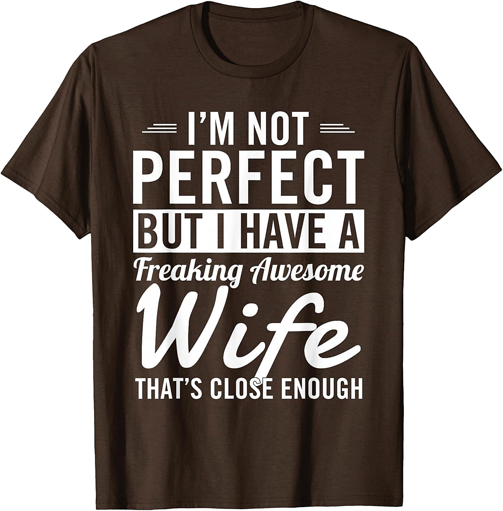 Awesome Wife Husband T-Shirt | Funny Graphic Tee Gift