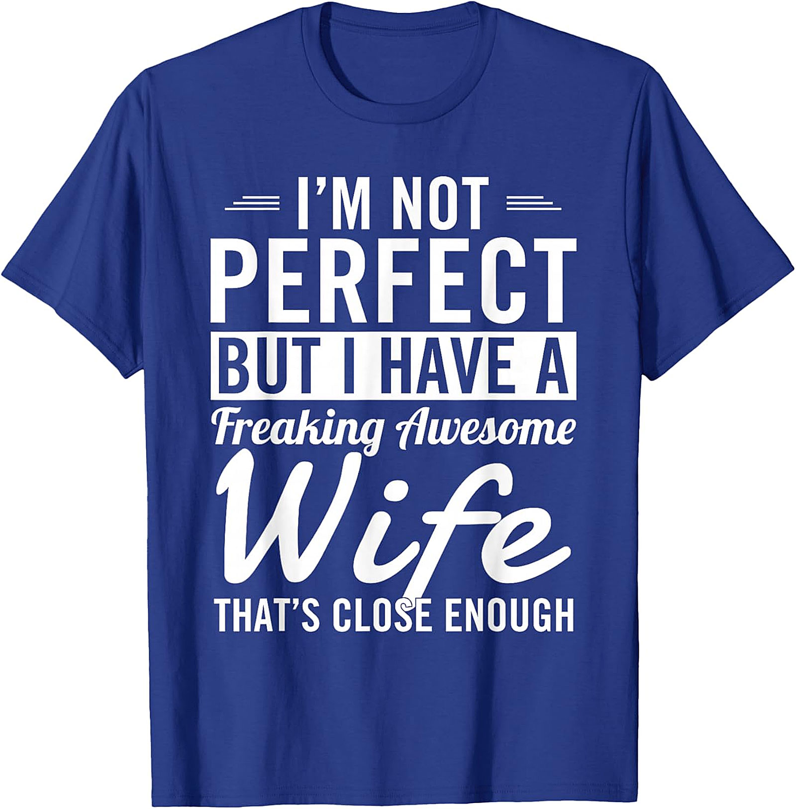 Awesome Wife Husband T-Shirt | Funny Graphic Tee Gift