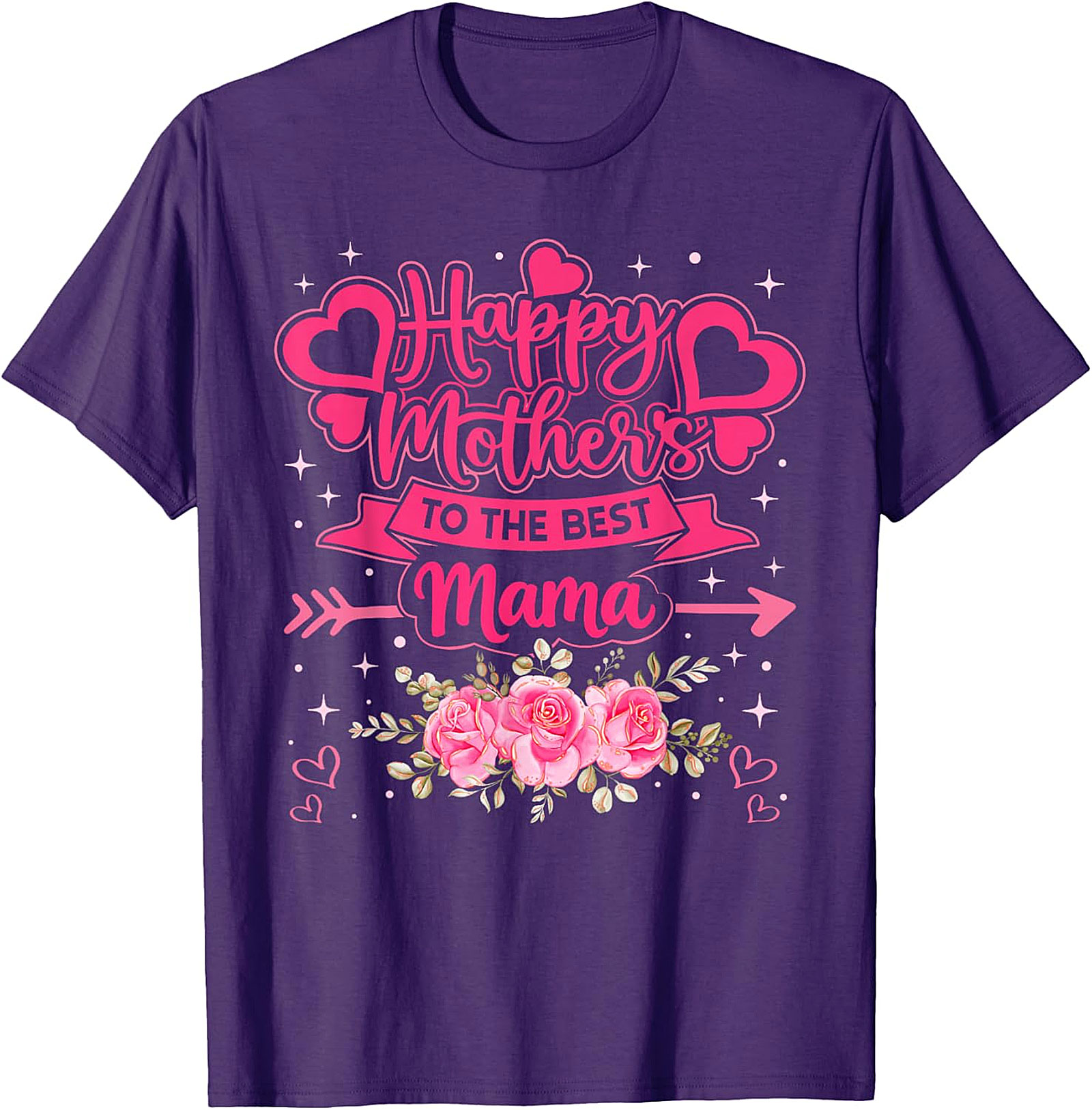 Best Mama T-Shirt - Happy Mother's Day Graphic Tee