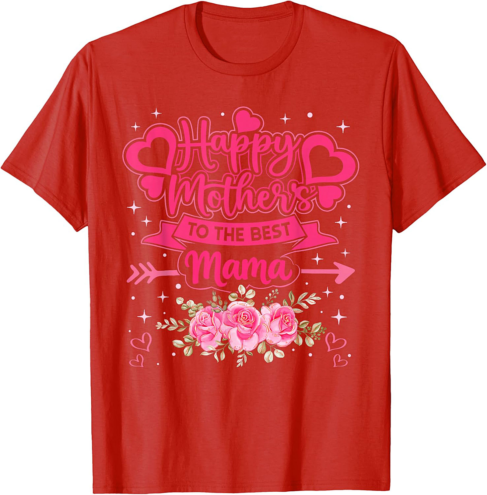 Best Mama T-Shirt - Happy Mother's Day Graphic Tee