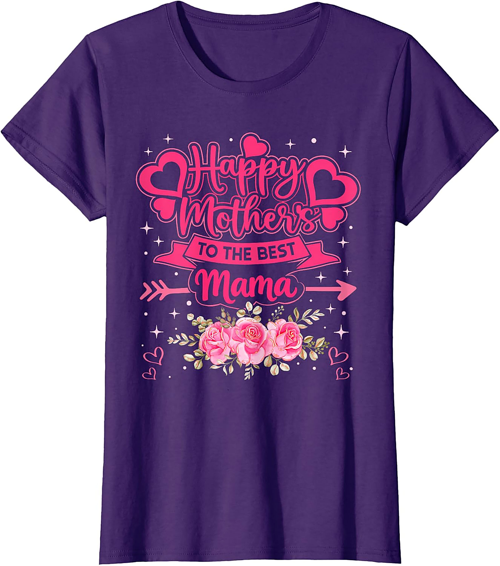 Best Mama T-Shirt - Happy Mother's Day Graphic Tee