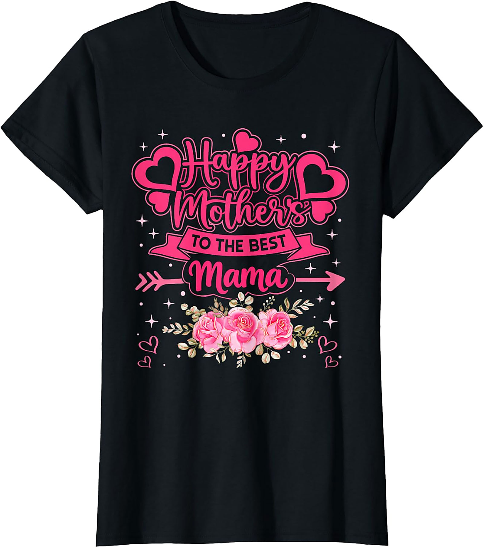 Best Mama T-Shirt - Happy Mother's Day Graphic Tee