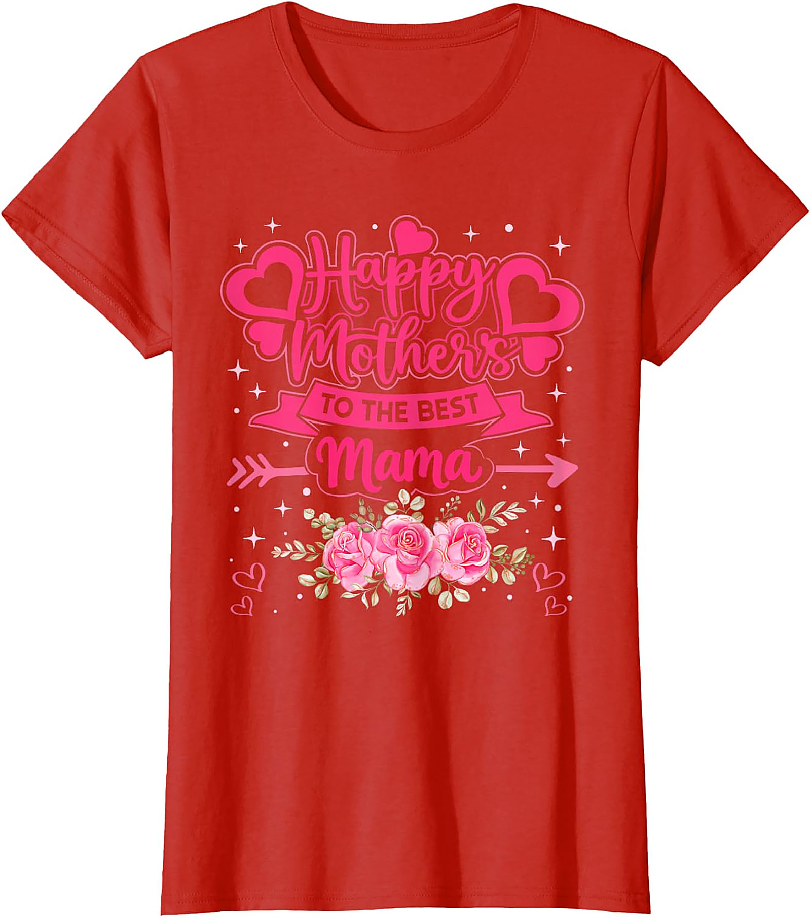 Best Mama T-Shirt - Happy Mother's Day Graphic Tee