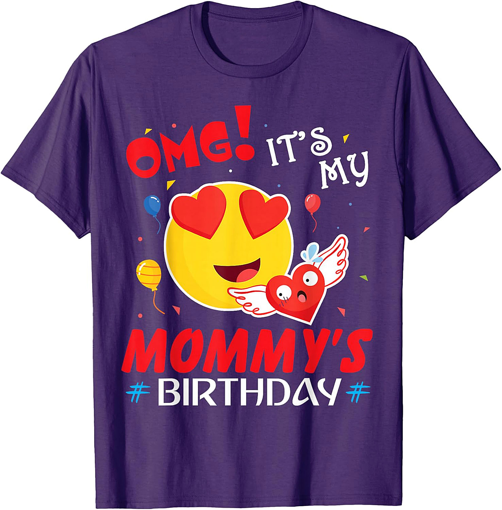 OMG It's My Mommy's Birthday T-Shirt | Cute Kids Graphic Tee