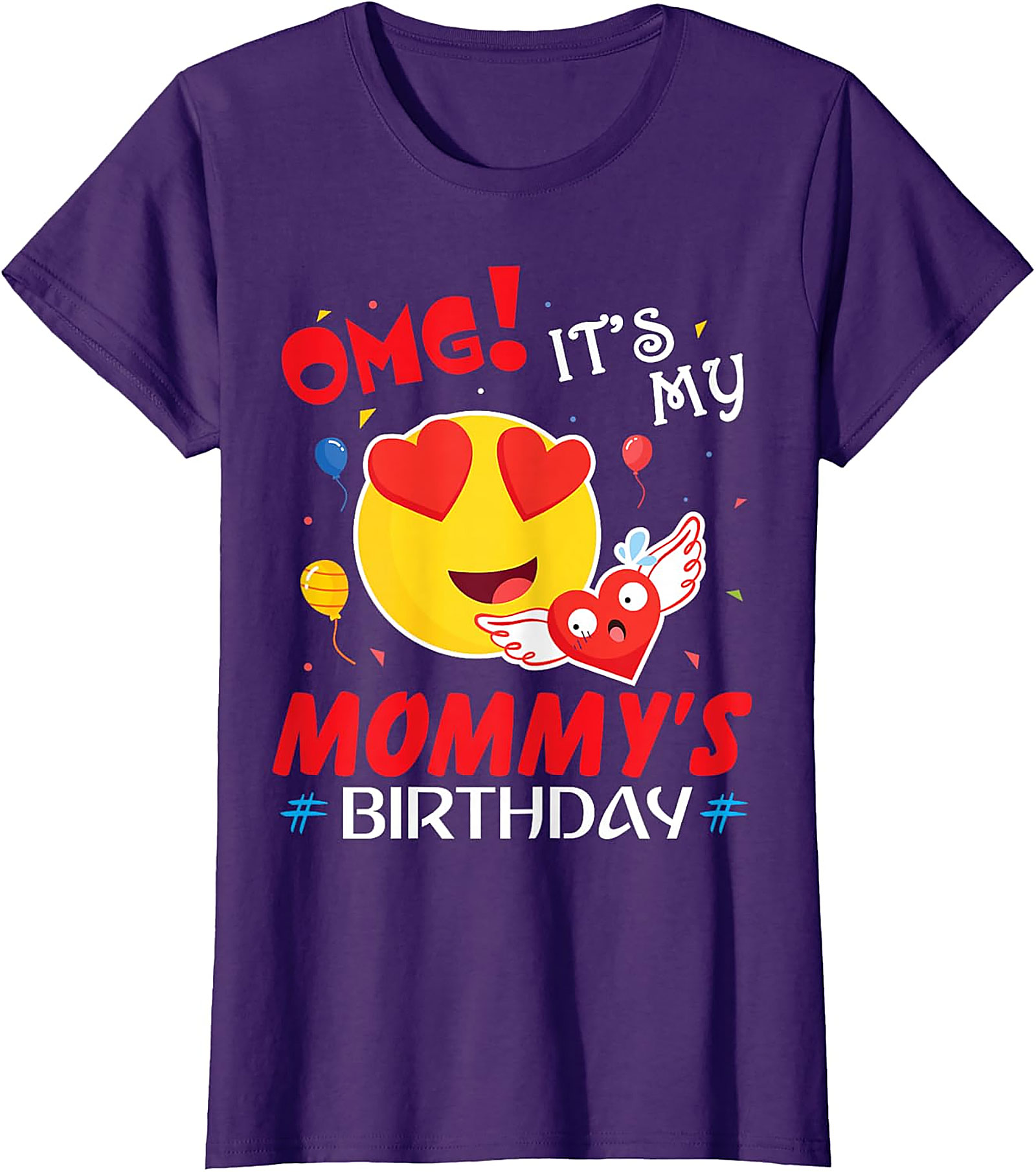 OMG It's My Mommy's Birthday T-Shirt | Cute Kids Graphic Tee