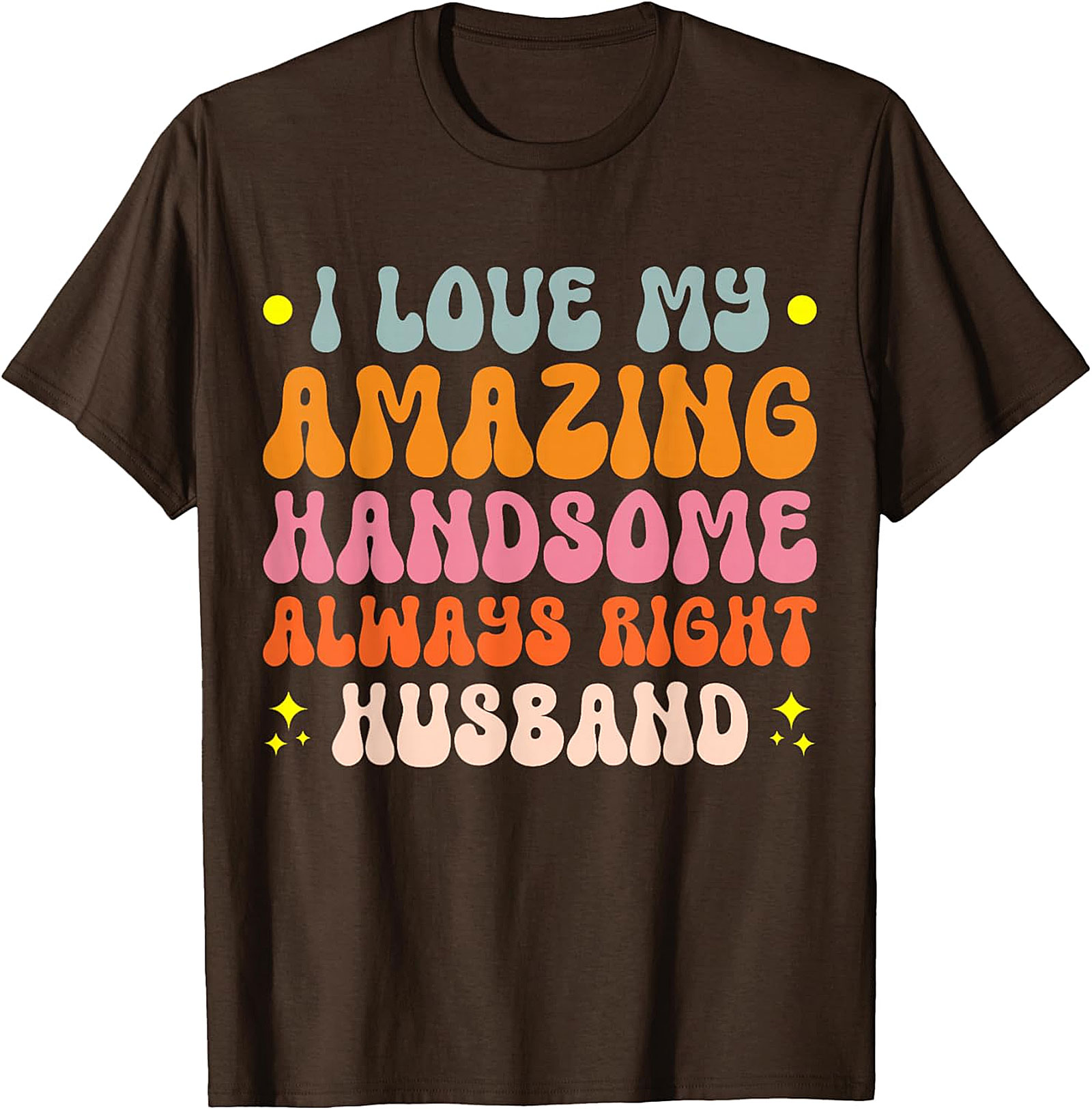 Amazing Handsome Husband T-shirt | Funny Retro Graphic Tee