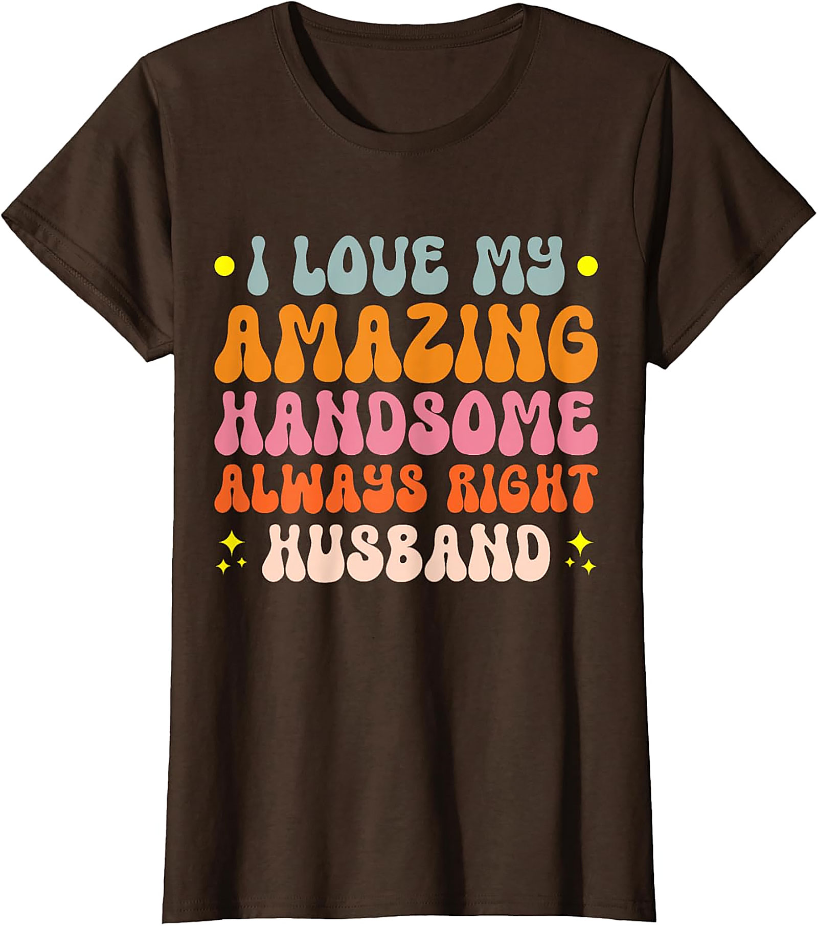 Amazing Handsome Husband T-shirt | Funny Retro Graphic Tee