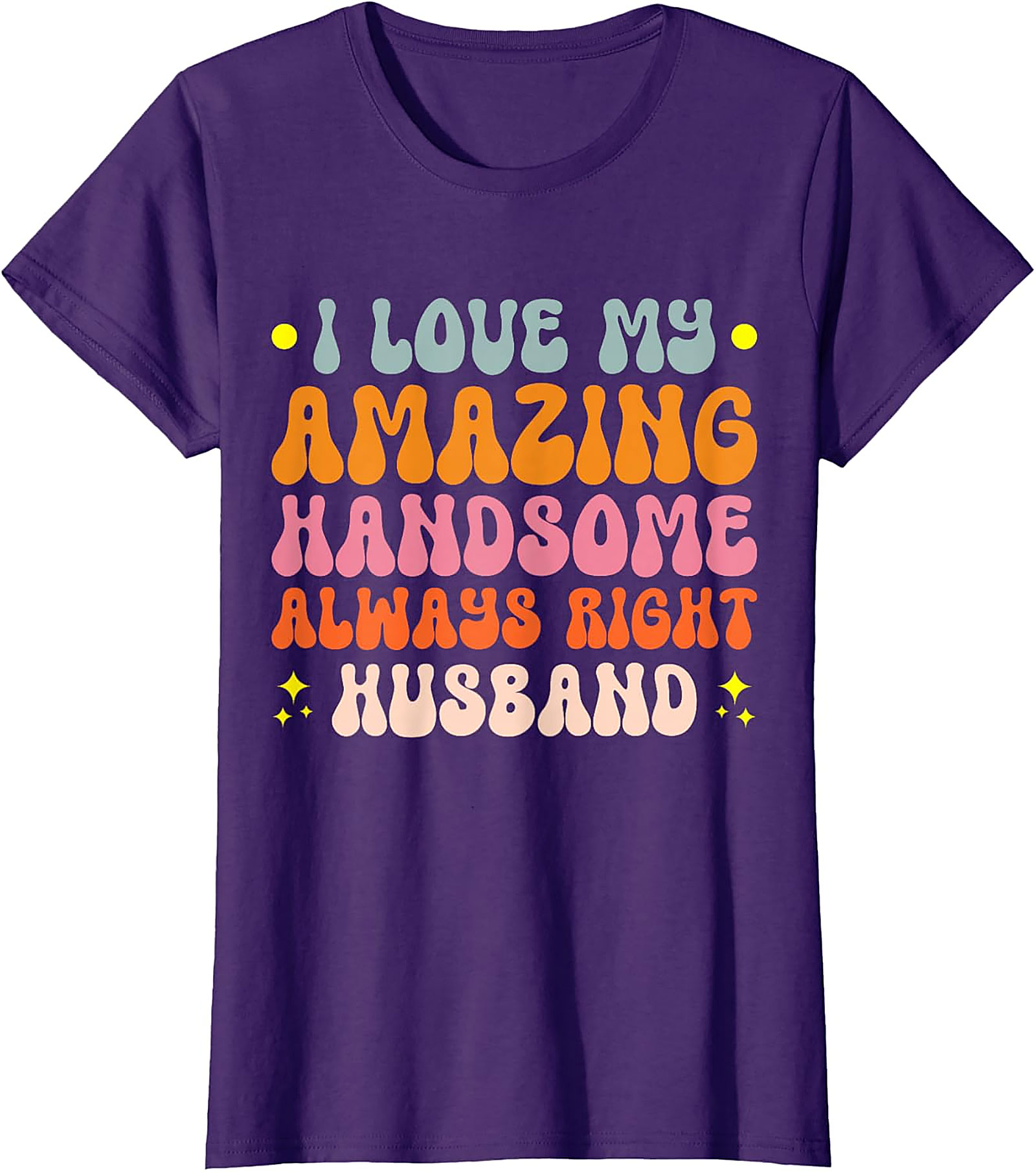 Amazing Handsome Husband T-shirt | Funny Retro Graphic Tee