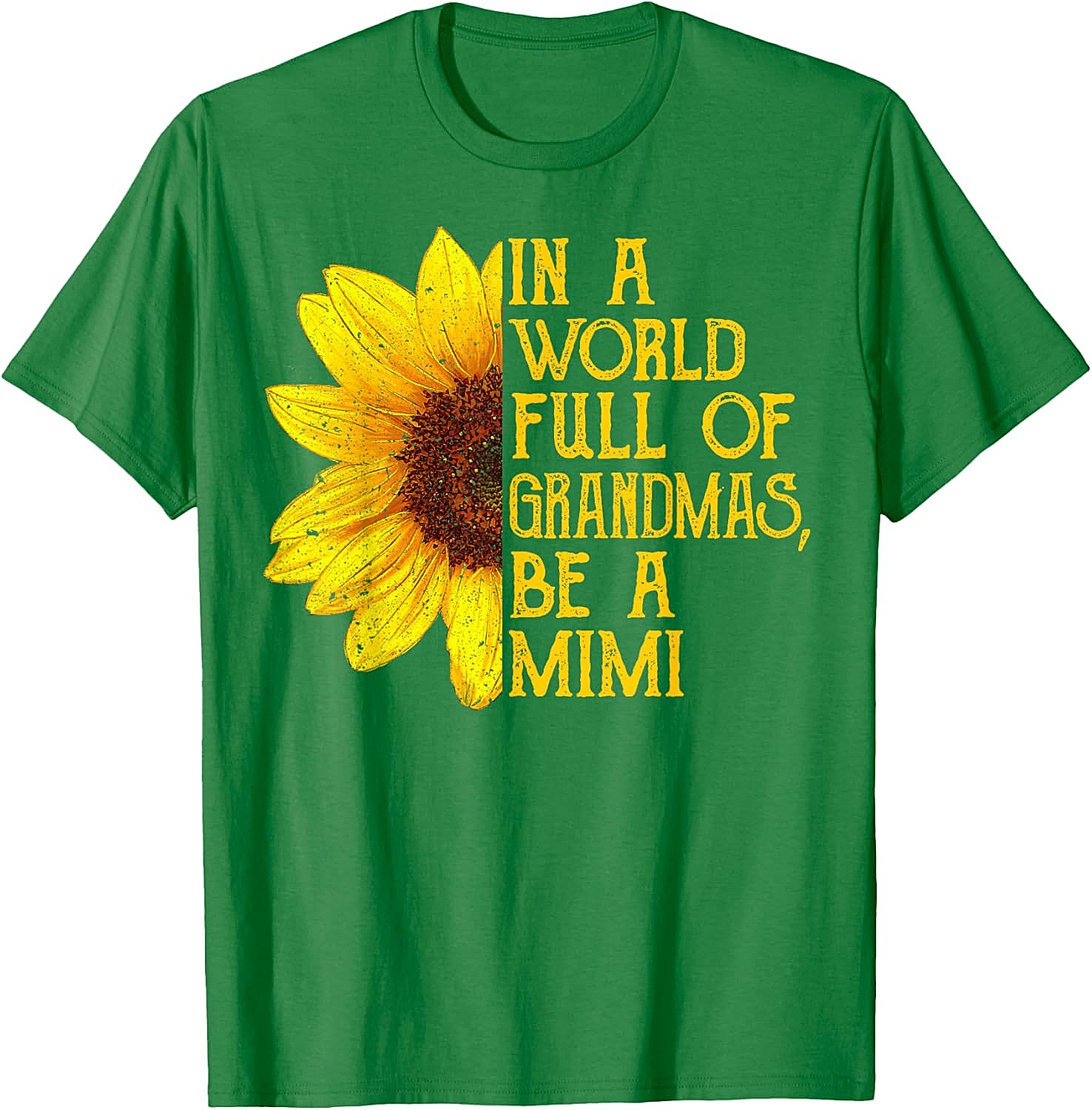 Sunflower Mimi T-Shirt - Funny Graphic Tee for Grandmas