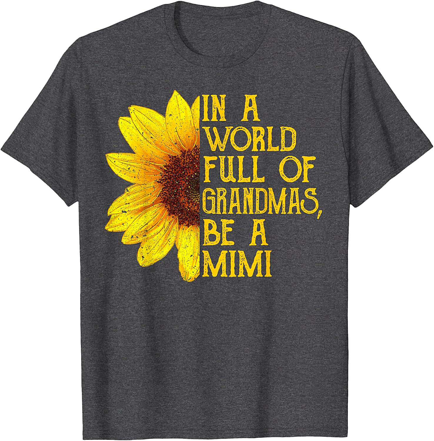 Sunflower Mimi T-Shirt - Funny Graphic Tee for Grandmas