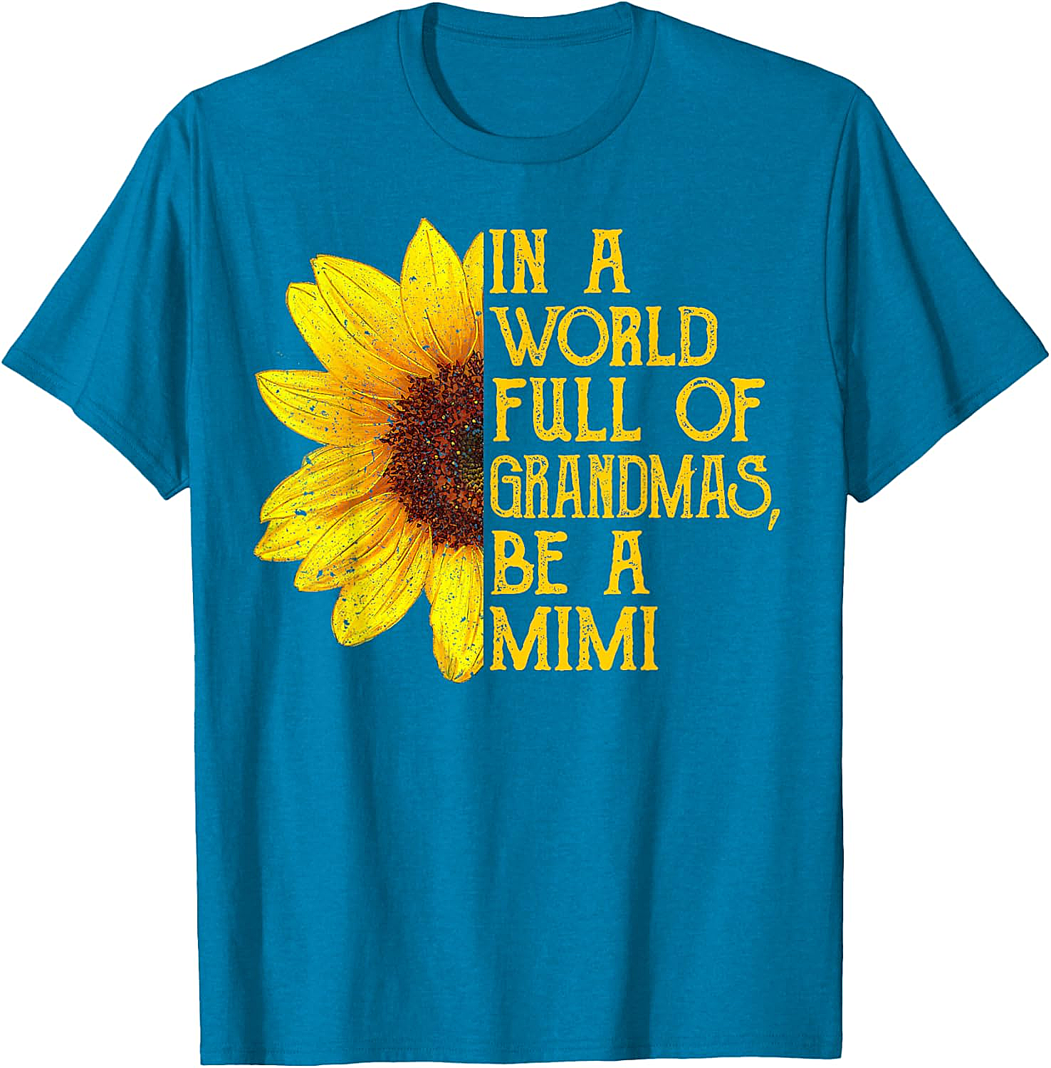 Sunflower Mimi T-Shirt - Funny Graphic Tee for Grandmas