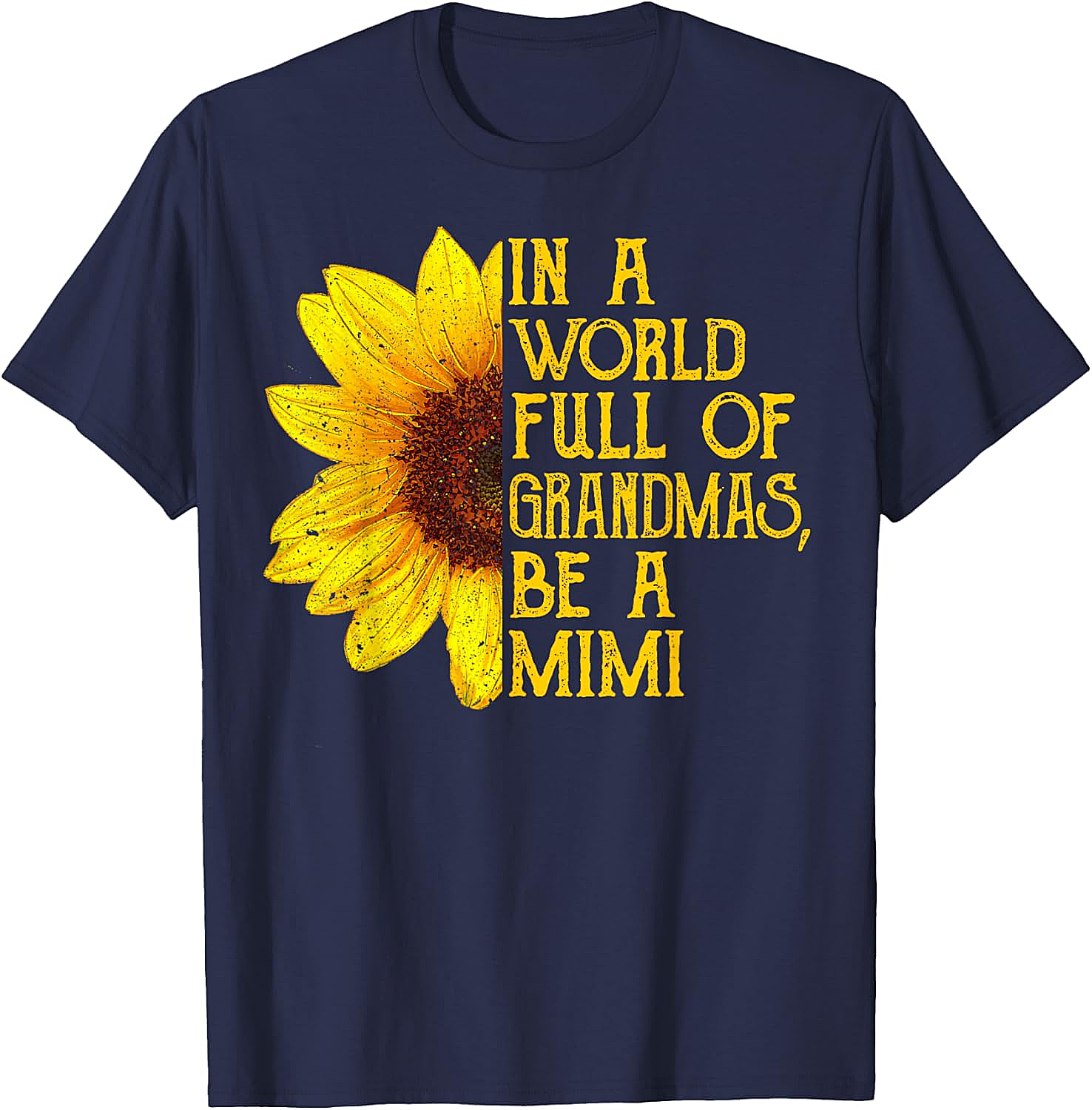Sunflower Mimi T-Shirt - Funny Graphic Tee for Grandmas