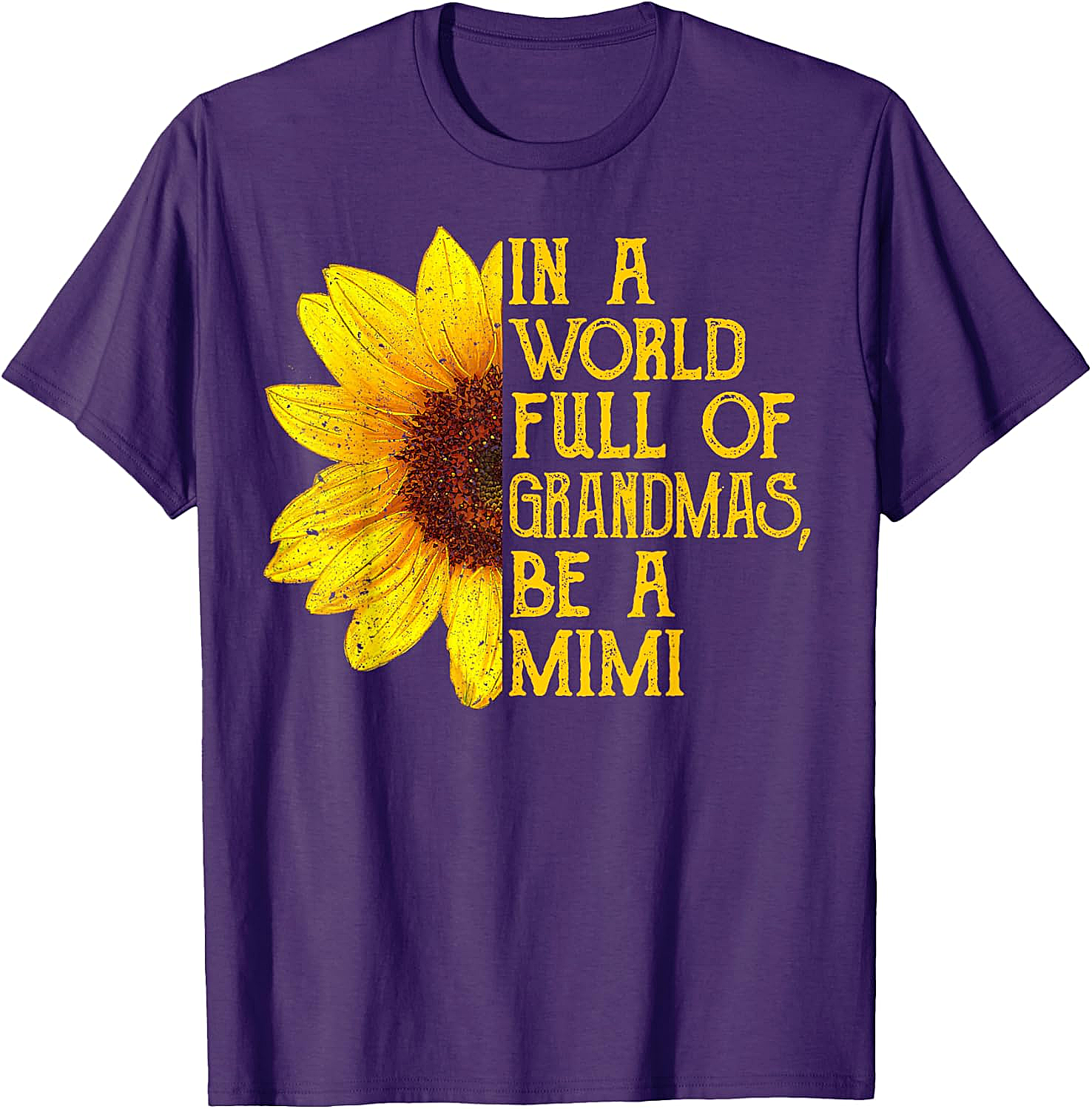 Sunflower Mimi T-Shirt - Funny Graphic Tee for Grandmas