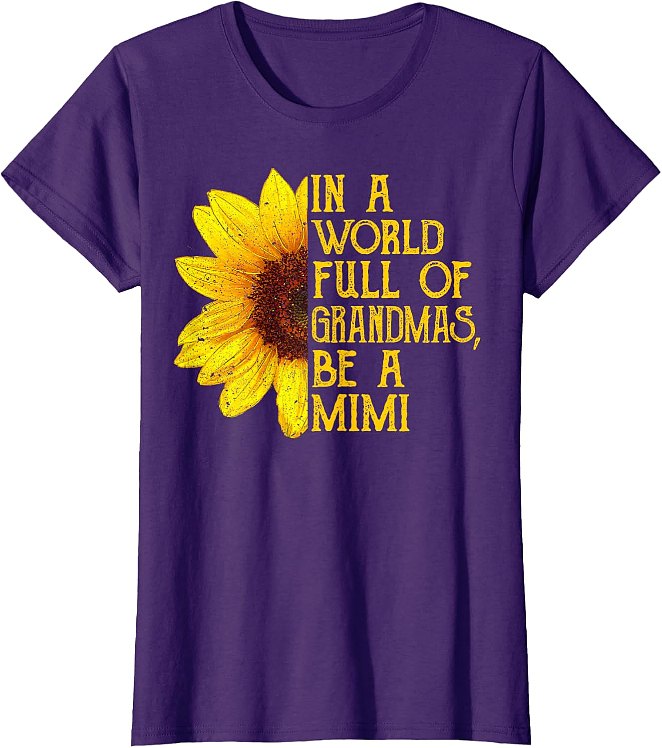 Sunflower Mimi T-Shirt - Funny Graphic Tee for Grandmas