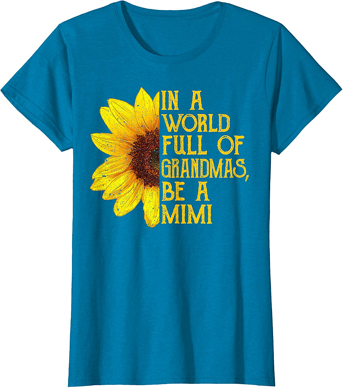 Sunflower Mimi T-Shirt - Funny Graphic Tee for Grandmas