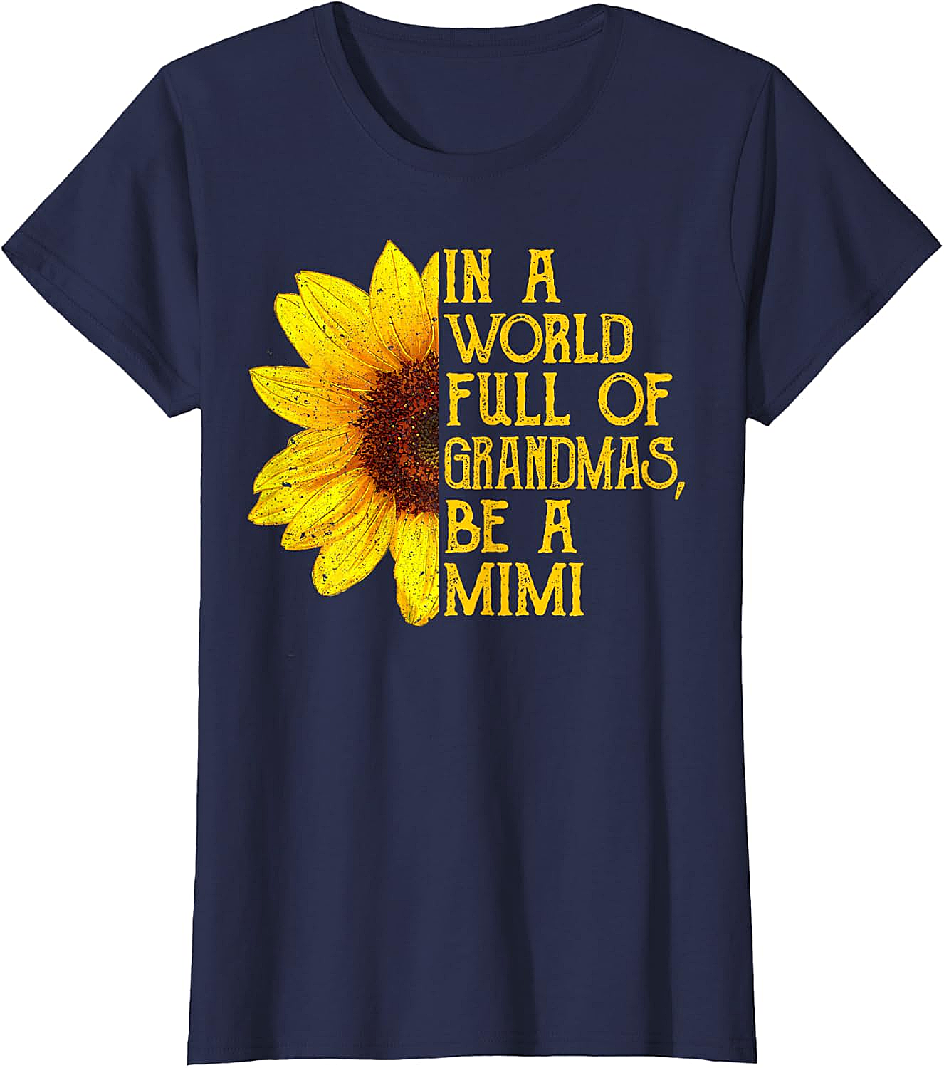 Sunflower Mimi T-Shirt - Funny Graphic Tee for Grandmas