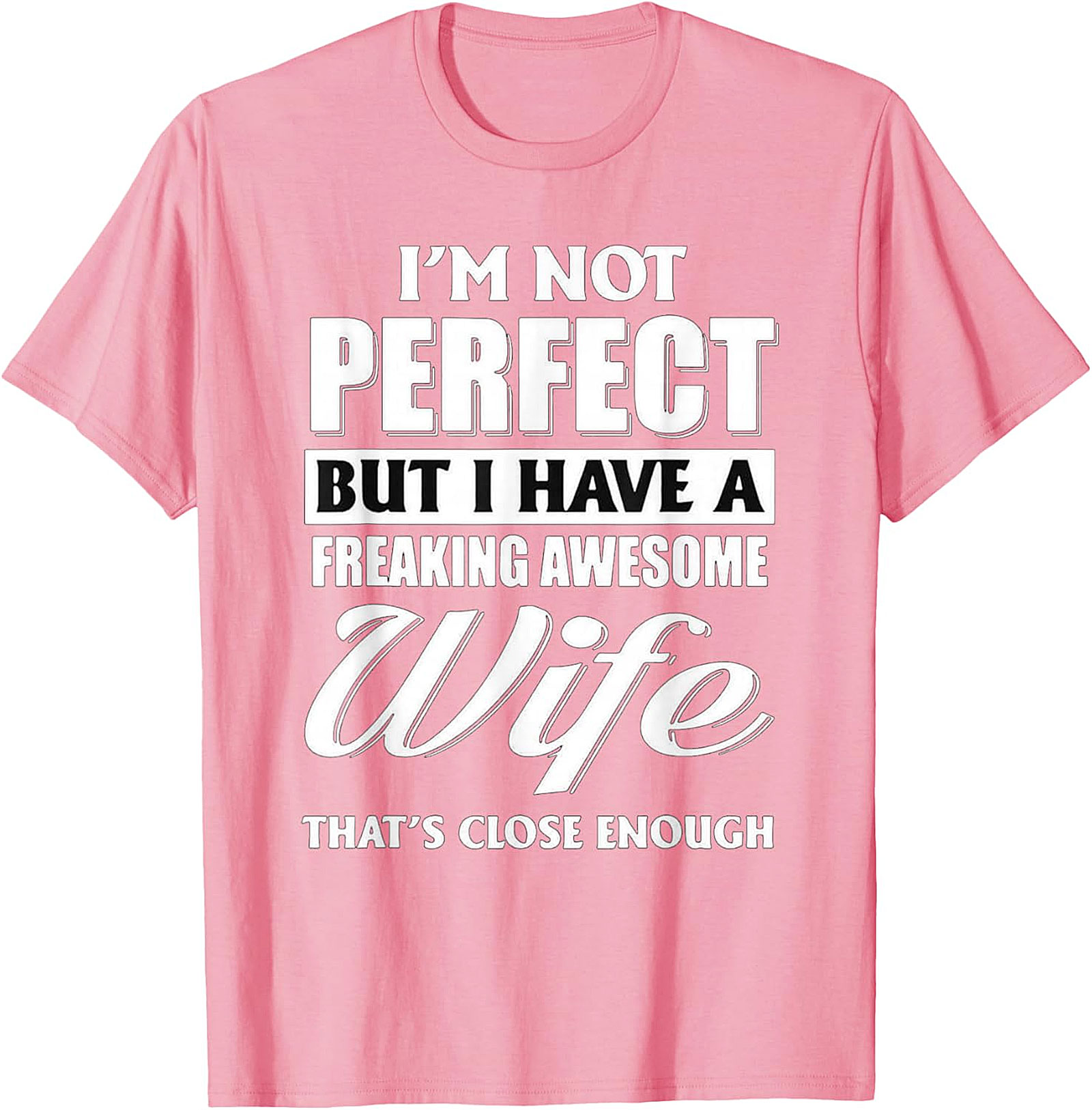 Awesome Wife Husband T-shirt - Funny Marriage Graphic Tee