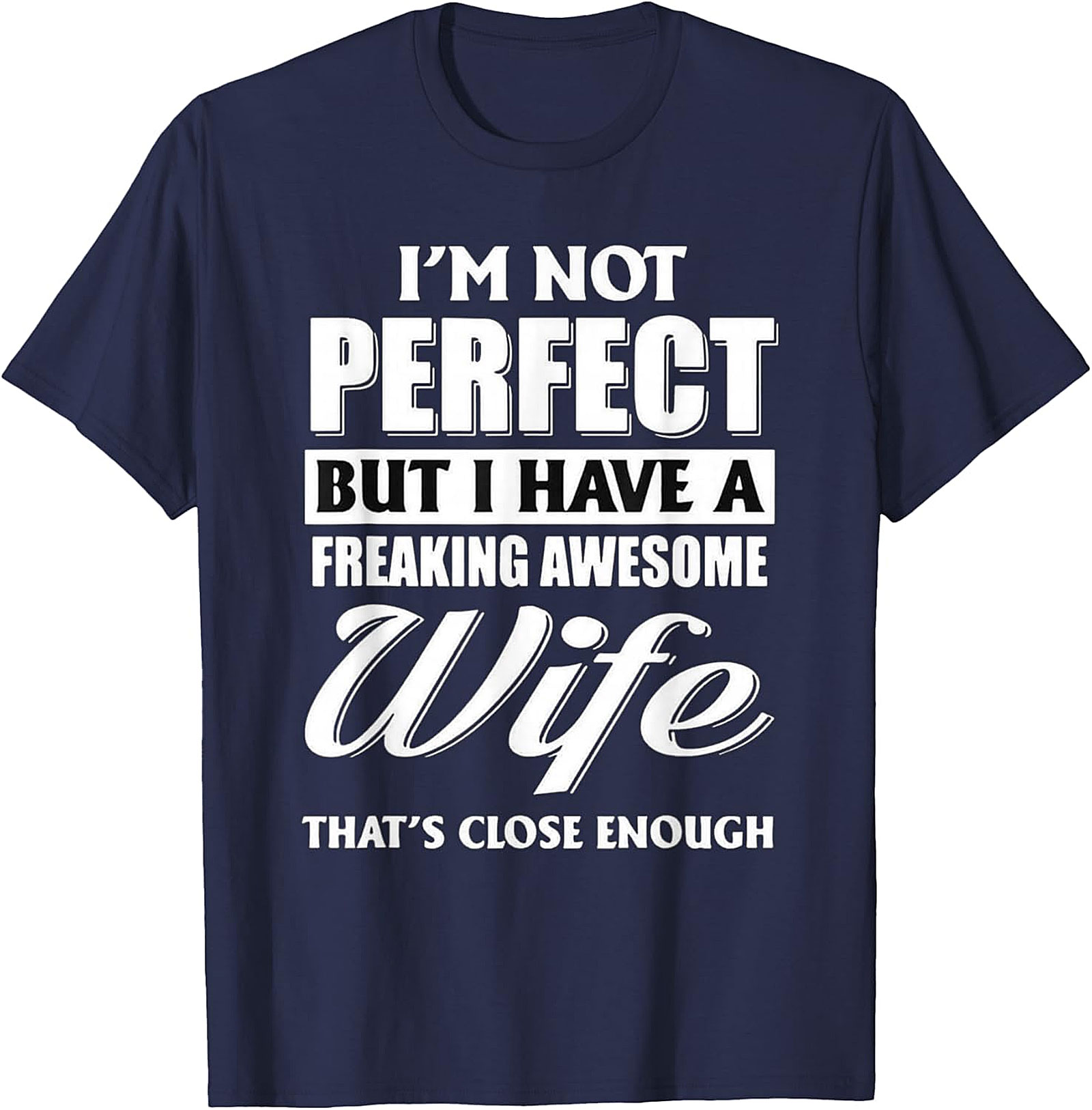 Awesome Wife Husband T-shirt - Funny Marriage Graphic Tee
