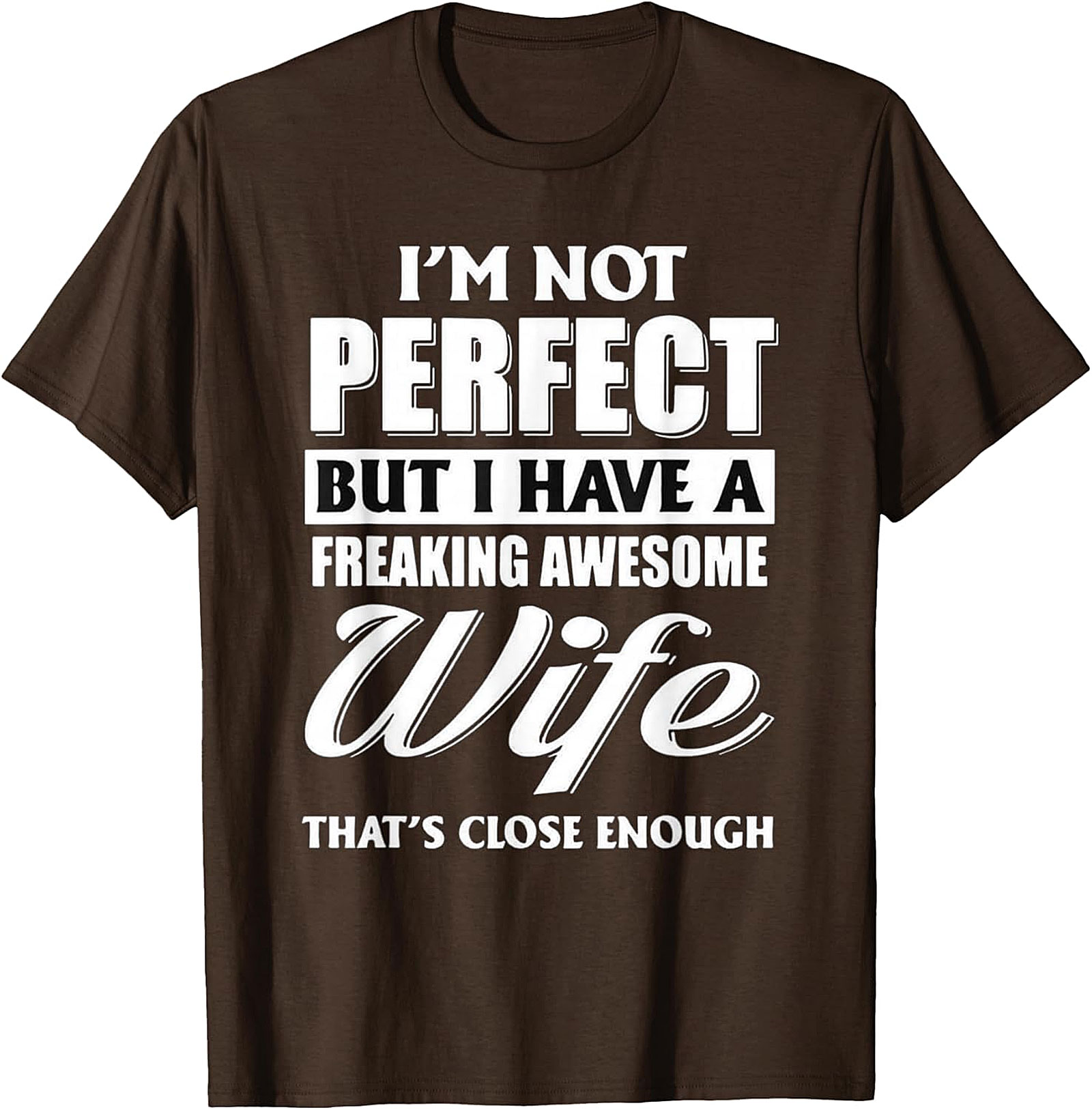 Awesome Wife Husband T-shirt - Funny Marriage Graphic Tee