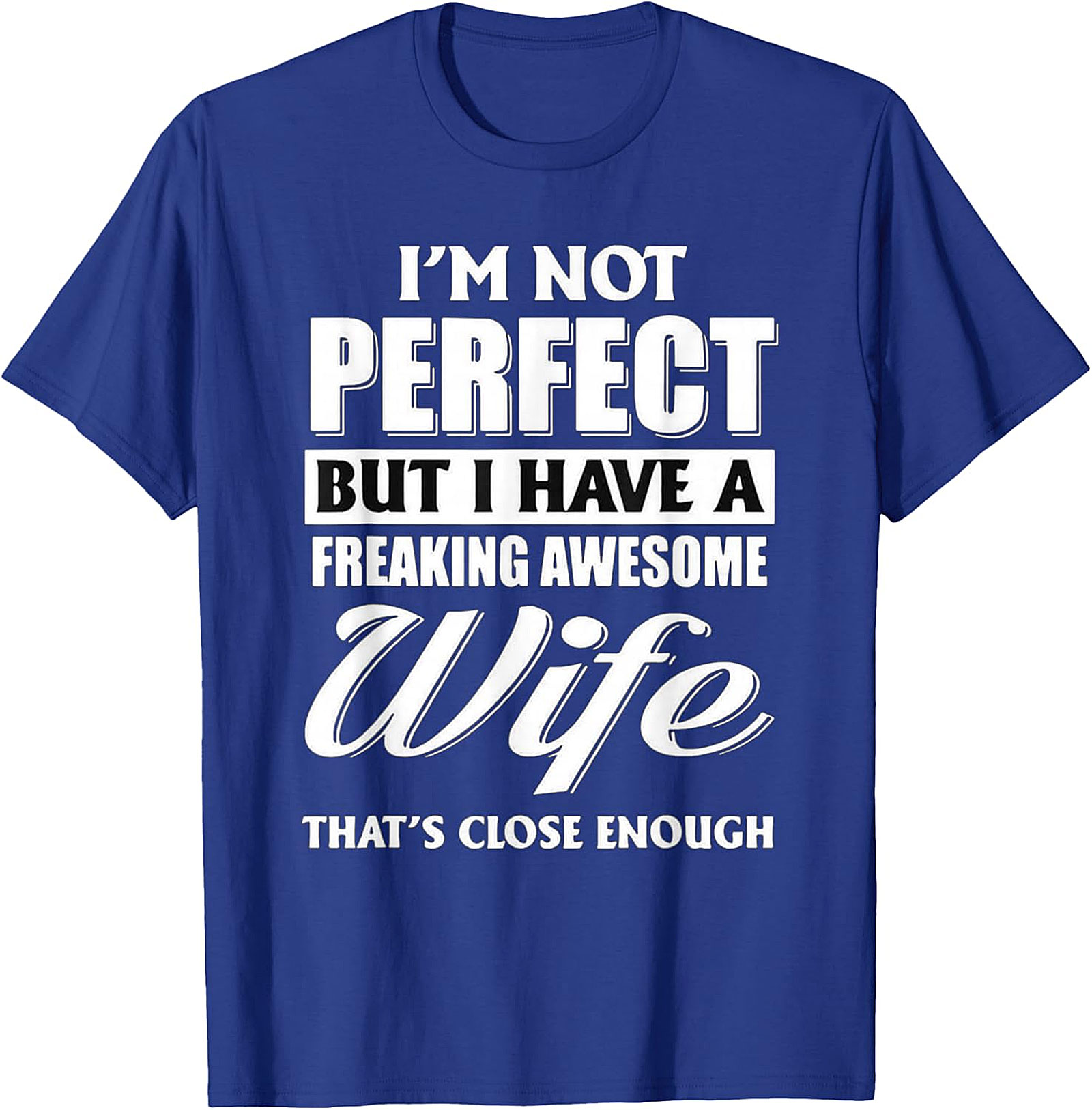 Awesome Wife Husband T-shirt - Funny Marriage Graphic Tee