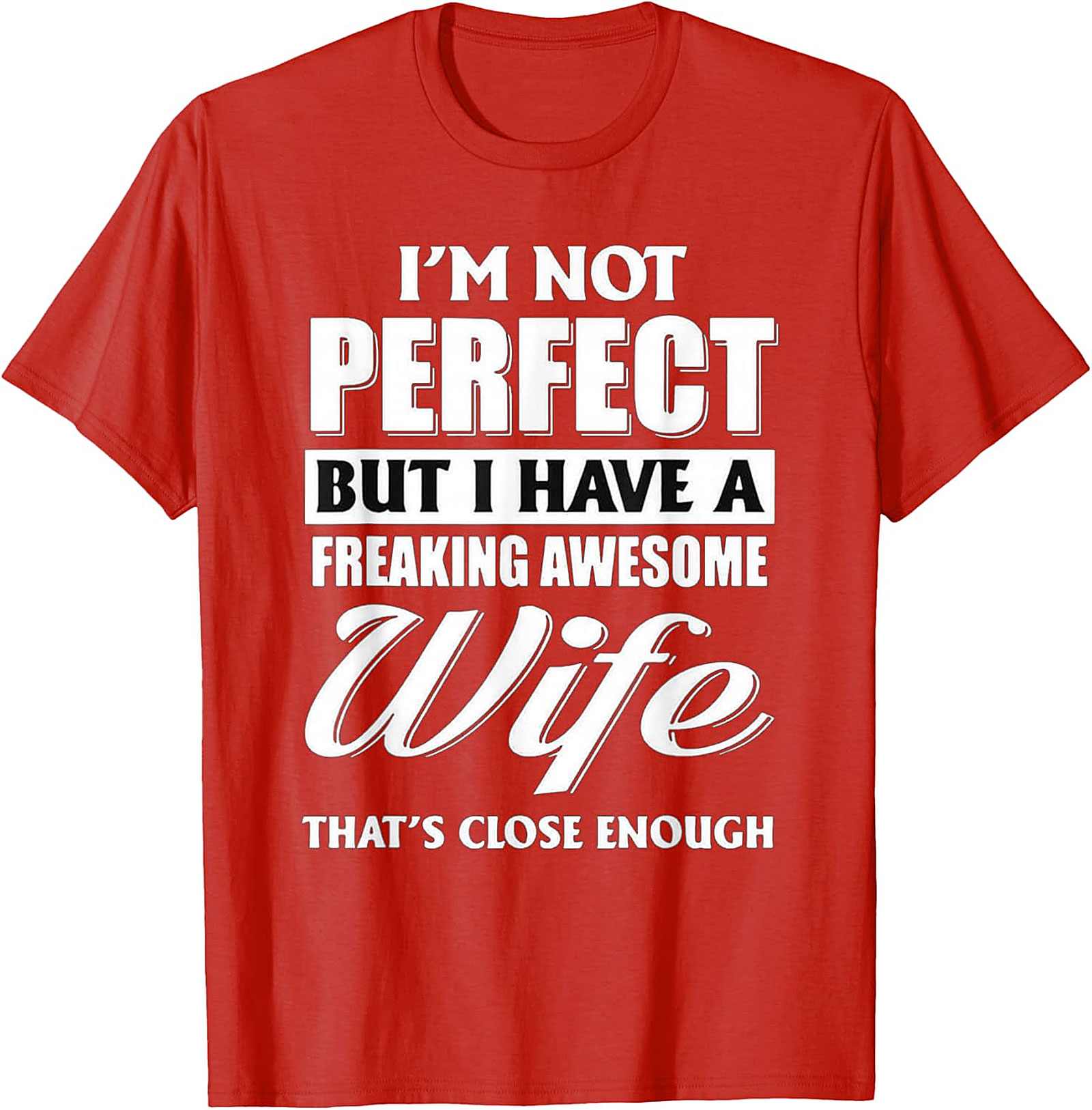 Awesome Wife Husband T-shirt - Funny Marriage Graphic Tee