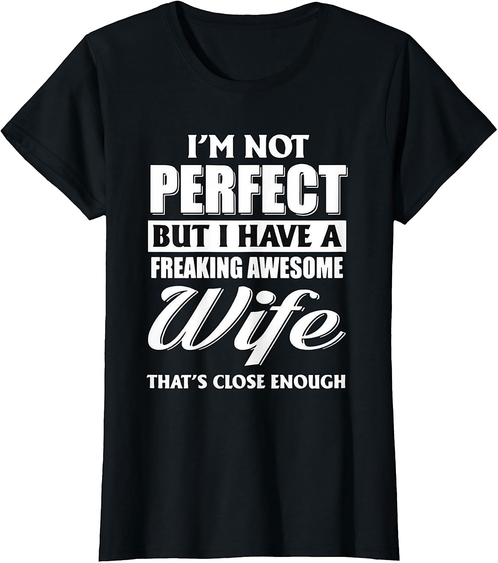 Awesome Wife Husband T-shirt - Funny Marriage Graphic Tee