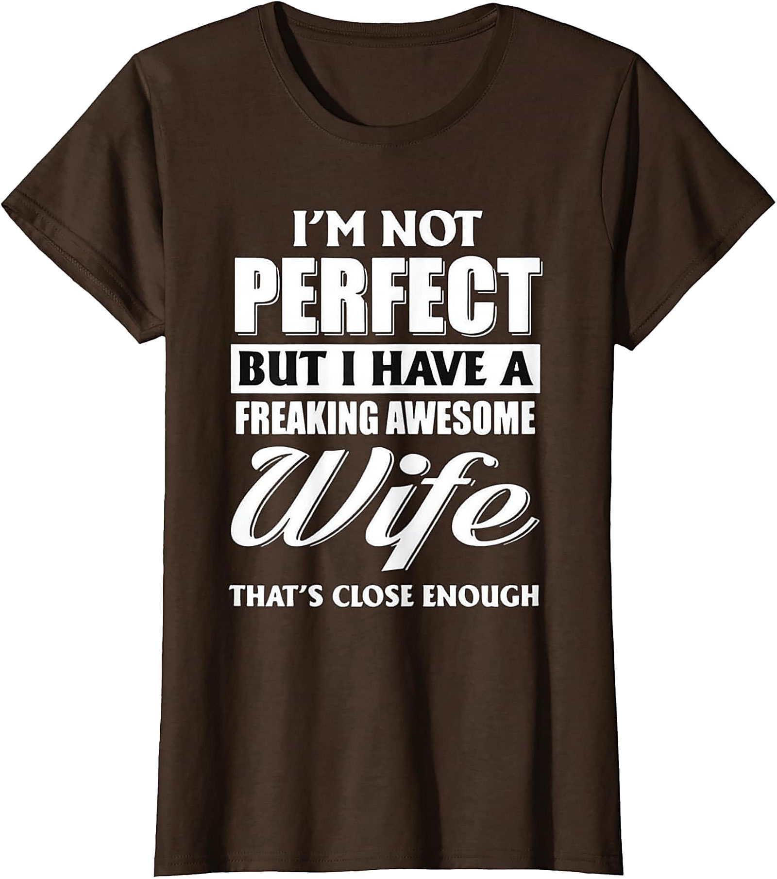 Awesome Wife Husband T-shirt - Funny Marriage Graphic Tee